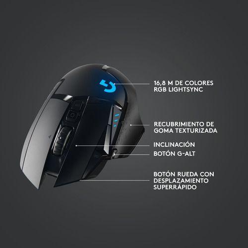Mouse Gamer Inalámbrico G502 25k Dpi Rgb Lightspeed Logitech-7