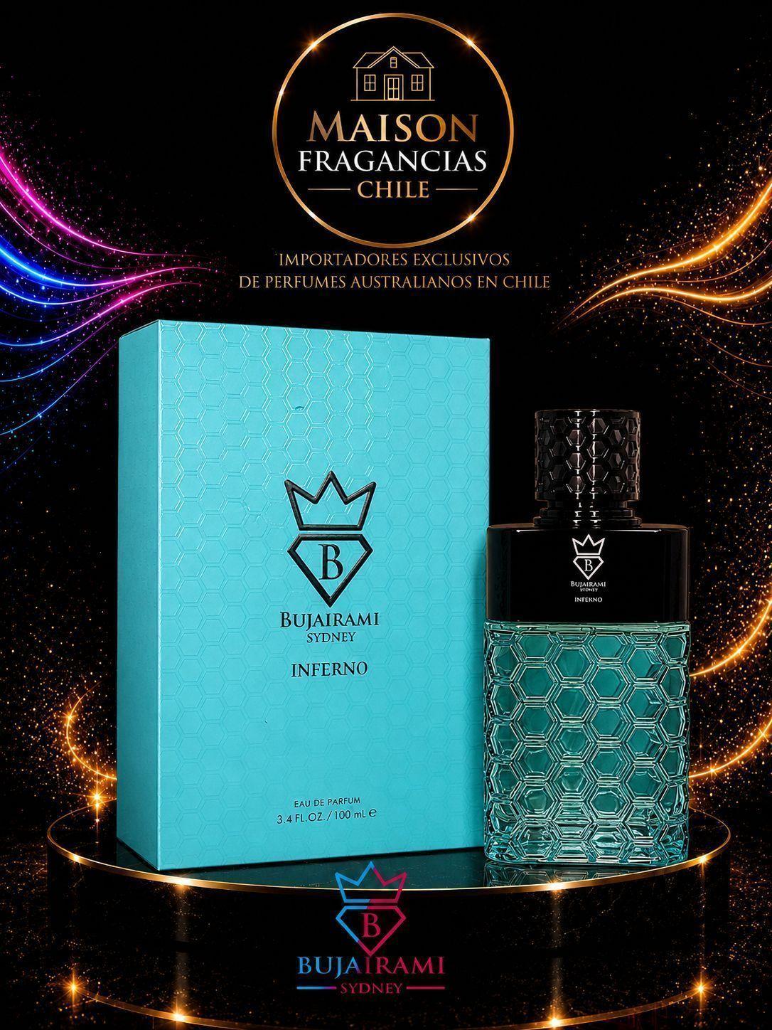 Bujairami Inferno Perfume Unisex Eau de parfum 100 Ml Premium Australiano-1