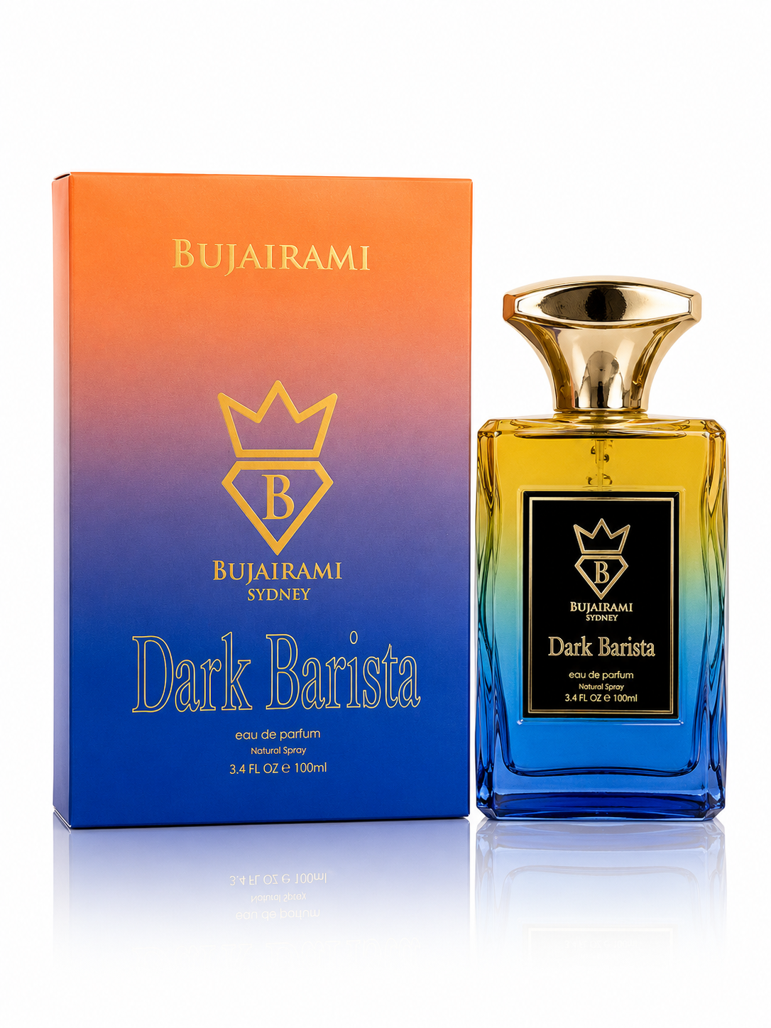 Bujairami Dark Barista Perfume Unisex Eau de parfum 100 Ml Premium Australiano-0