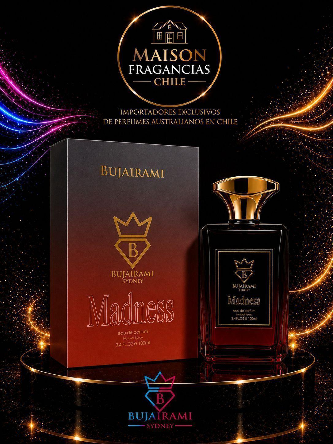 Bujairami Madness Perfume Hombre EDP 100 Ml Premium Australiano-1