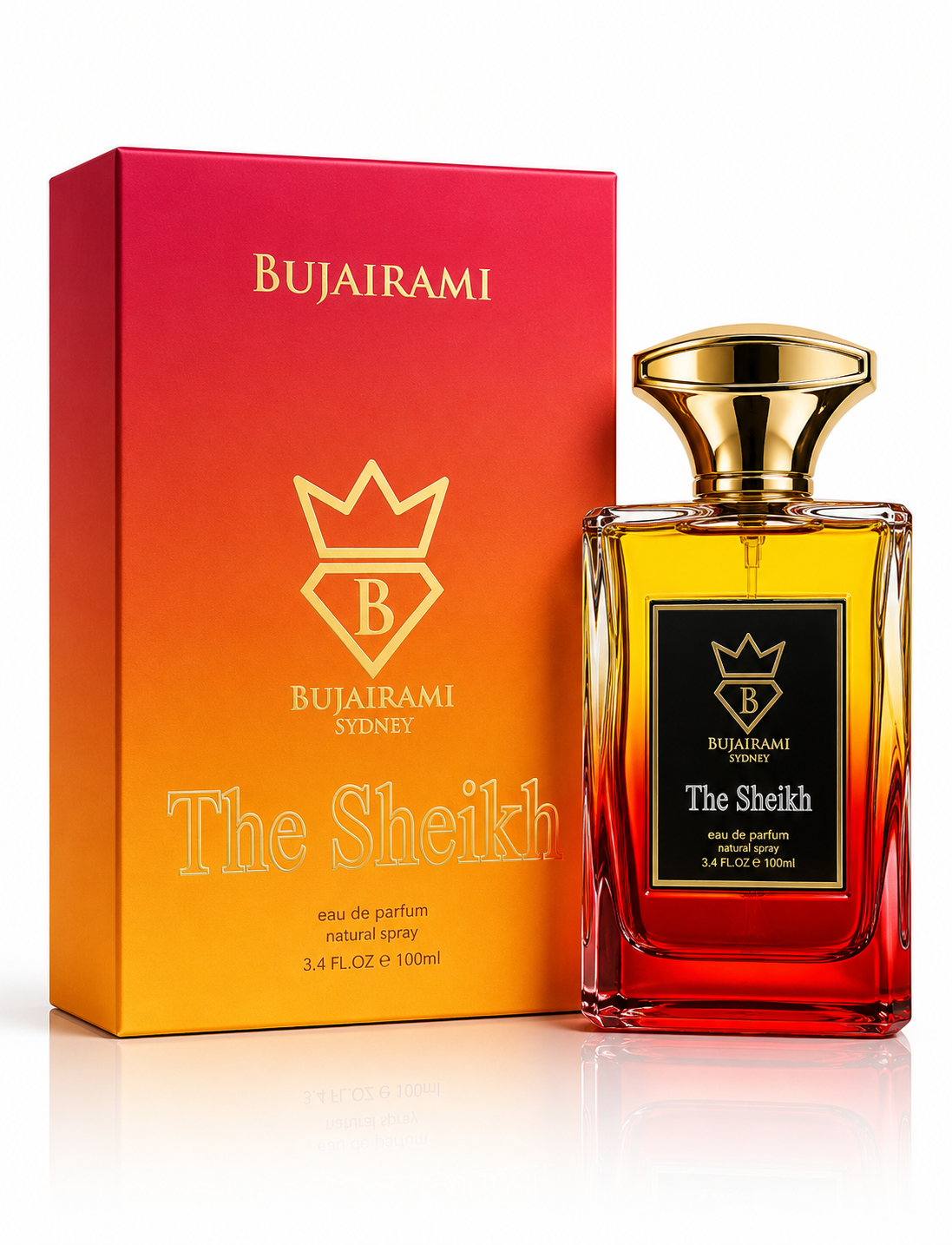 Bujairami The Sheikh Perfume Hombre Edp 100 Ml Premium Australiano-0