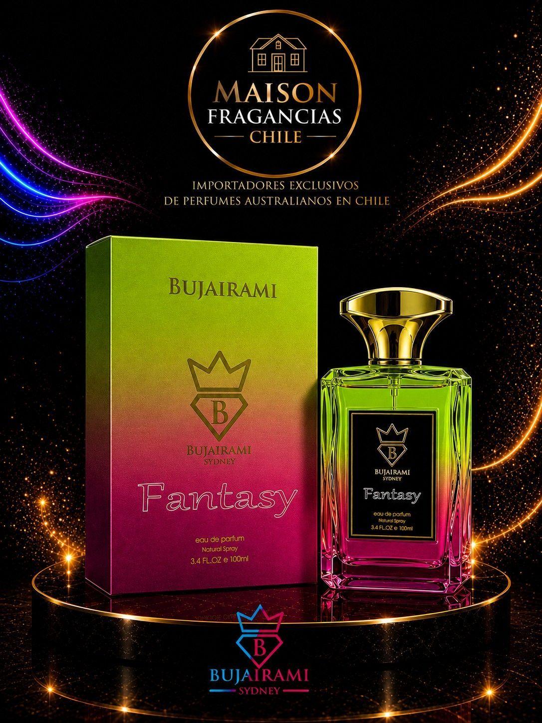 Bujairami Fantasy Perfume Mujer Edp 100 Ml Premium Australiano-1