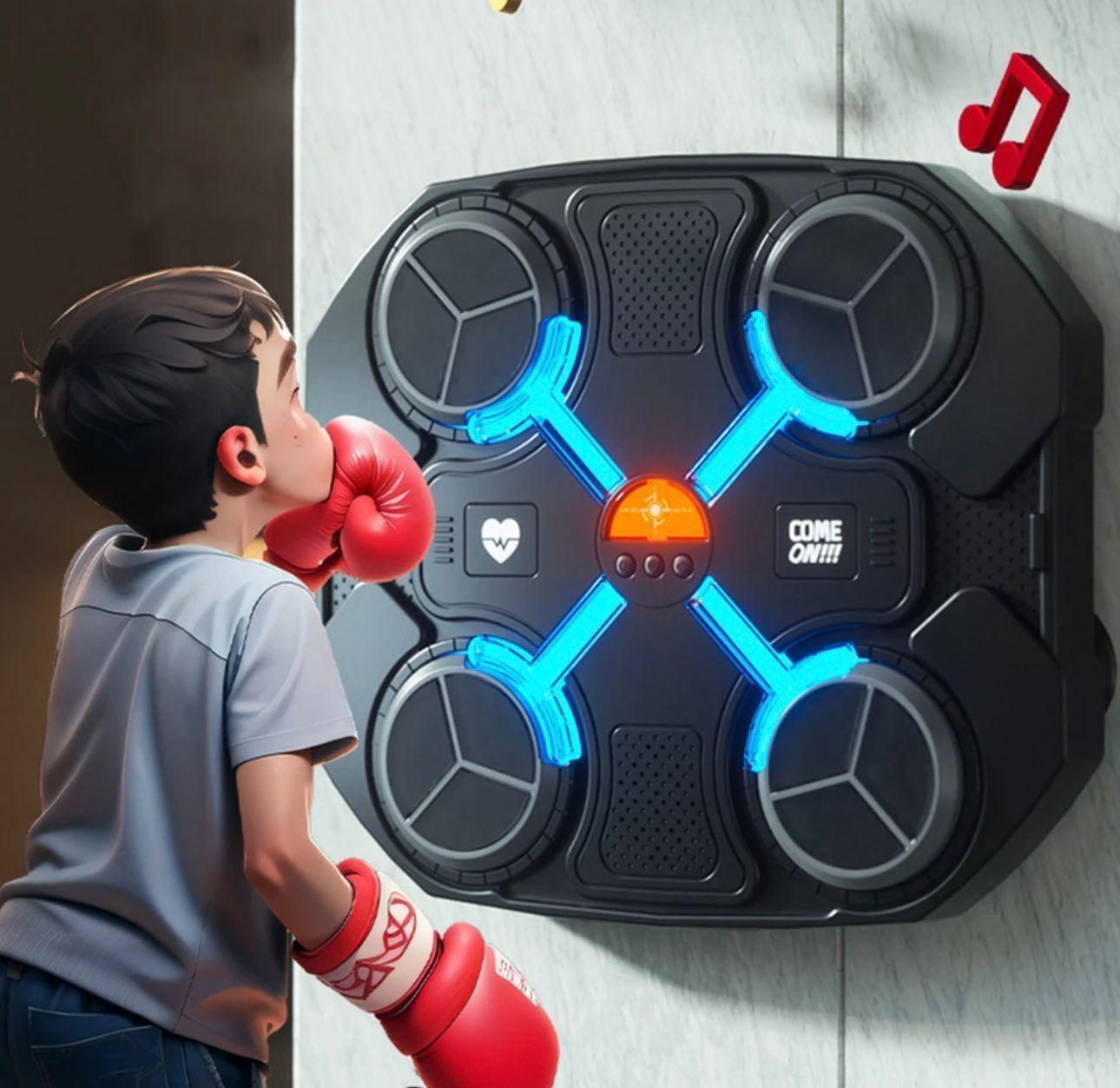 Equipo De Entrenamiento Boxeo Para Pared Musical Y Bluetooth-0