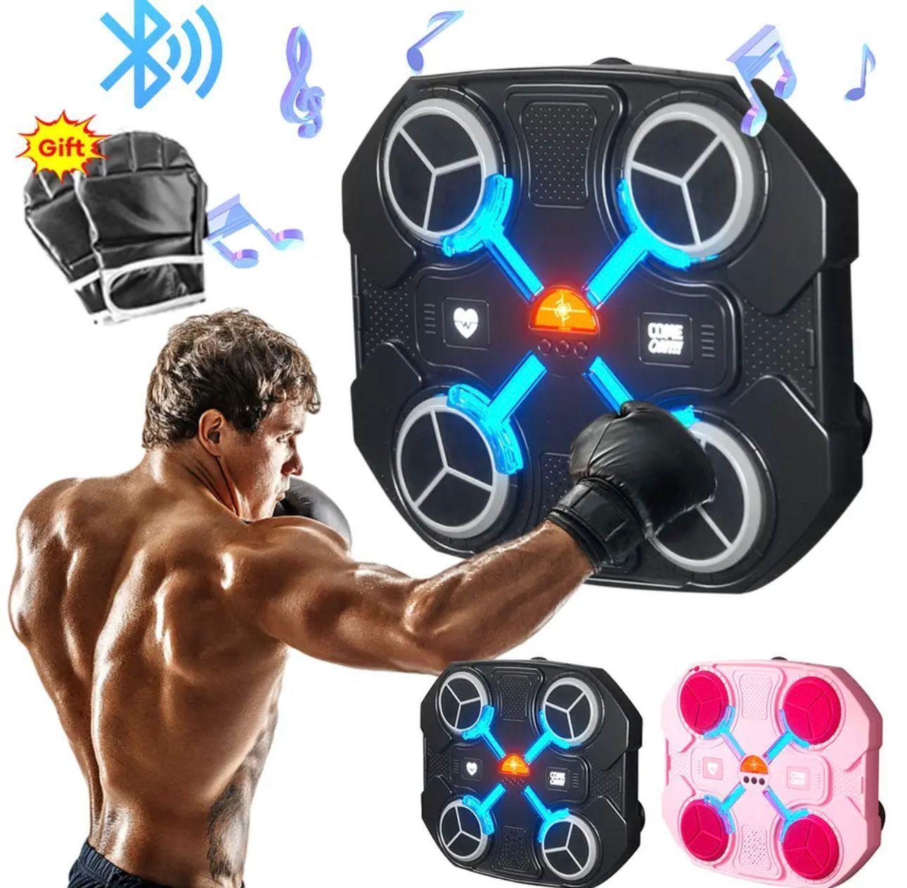 Equipo De Entrenamiento Boxeo Para Pared Musical Y Bluetooth-2