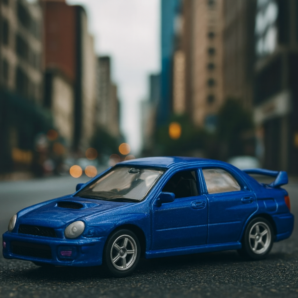 Auto Subaru Impreza Wxr Sti - Welly Escala 1:60-2