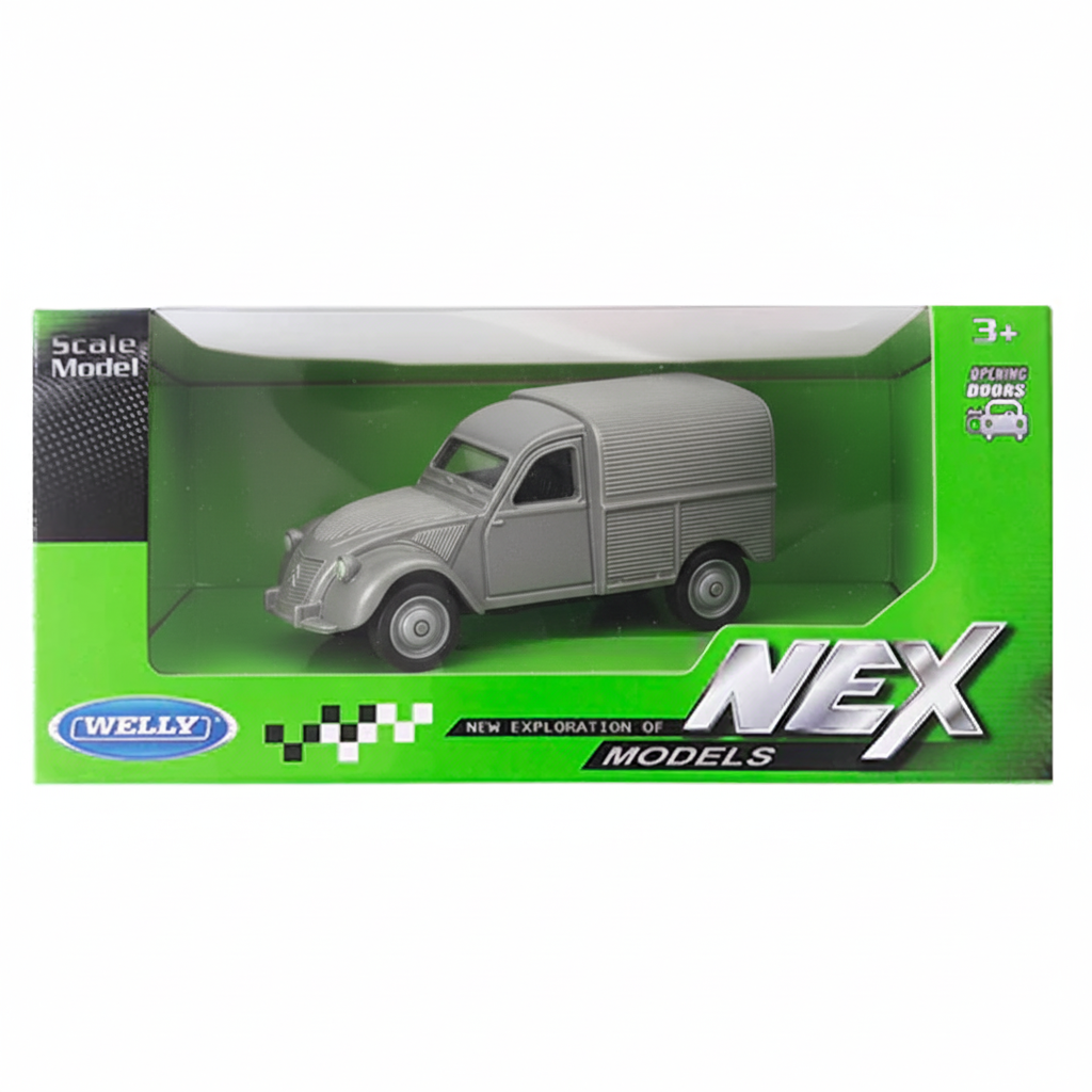 Auto Citroen 2Cv Fourgonnette - Welly Escala 1:34:39-7