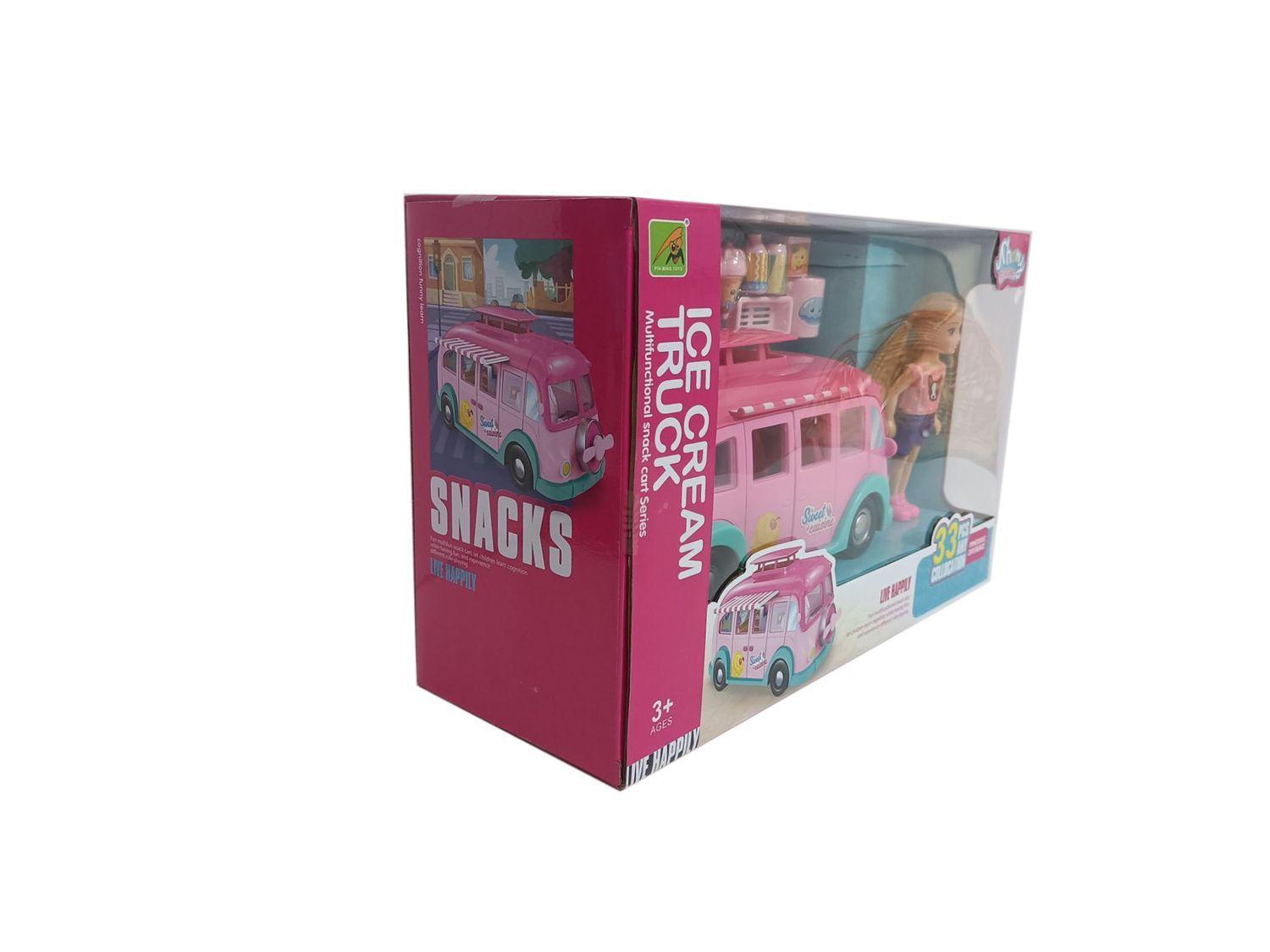 Juguete Set Bus Food Truck Y Muñeca - Toyng-2