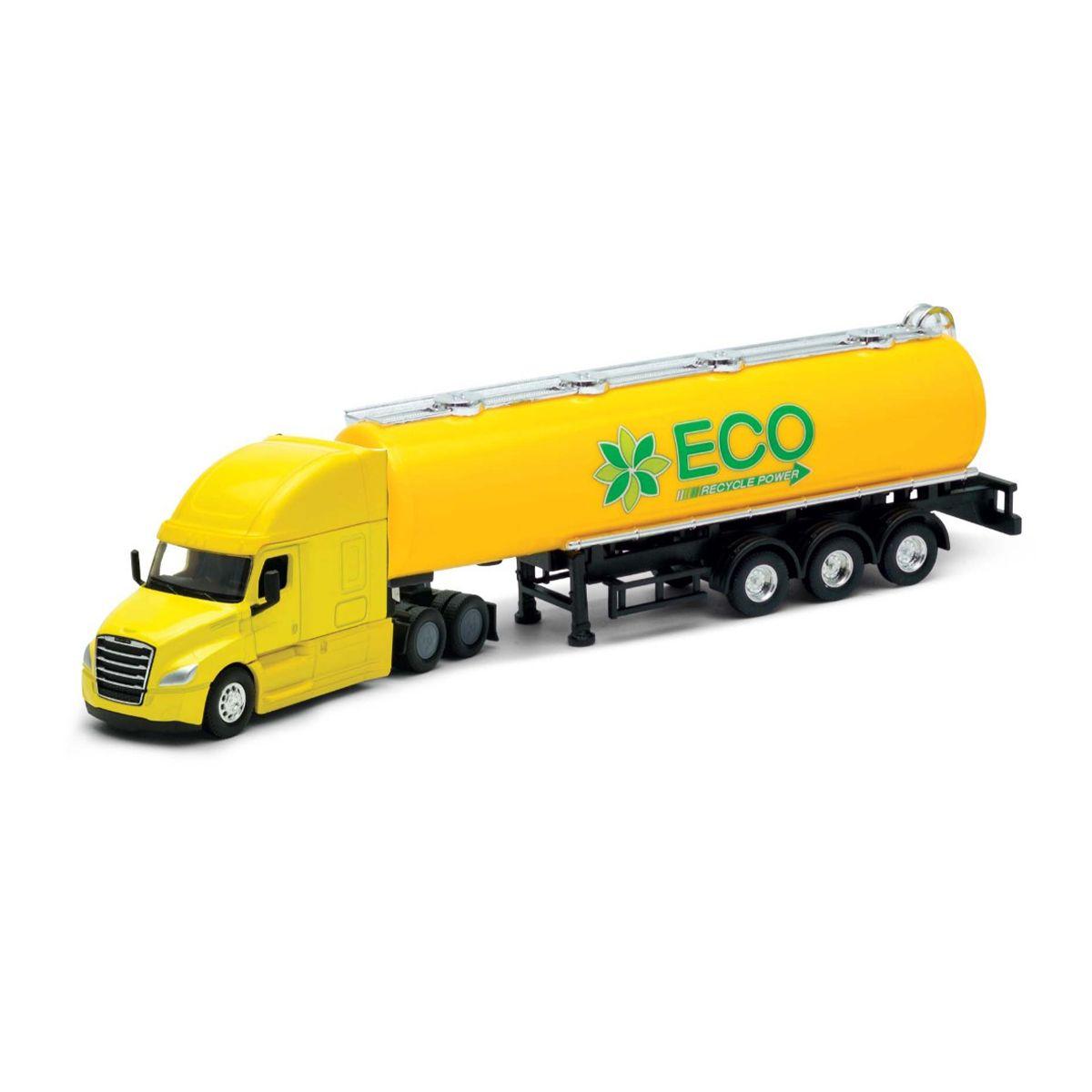 Camión Escala 1:64 Freightleiner Oil Tanker - Welly-1