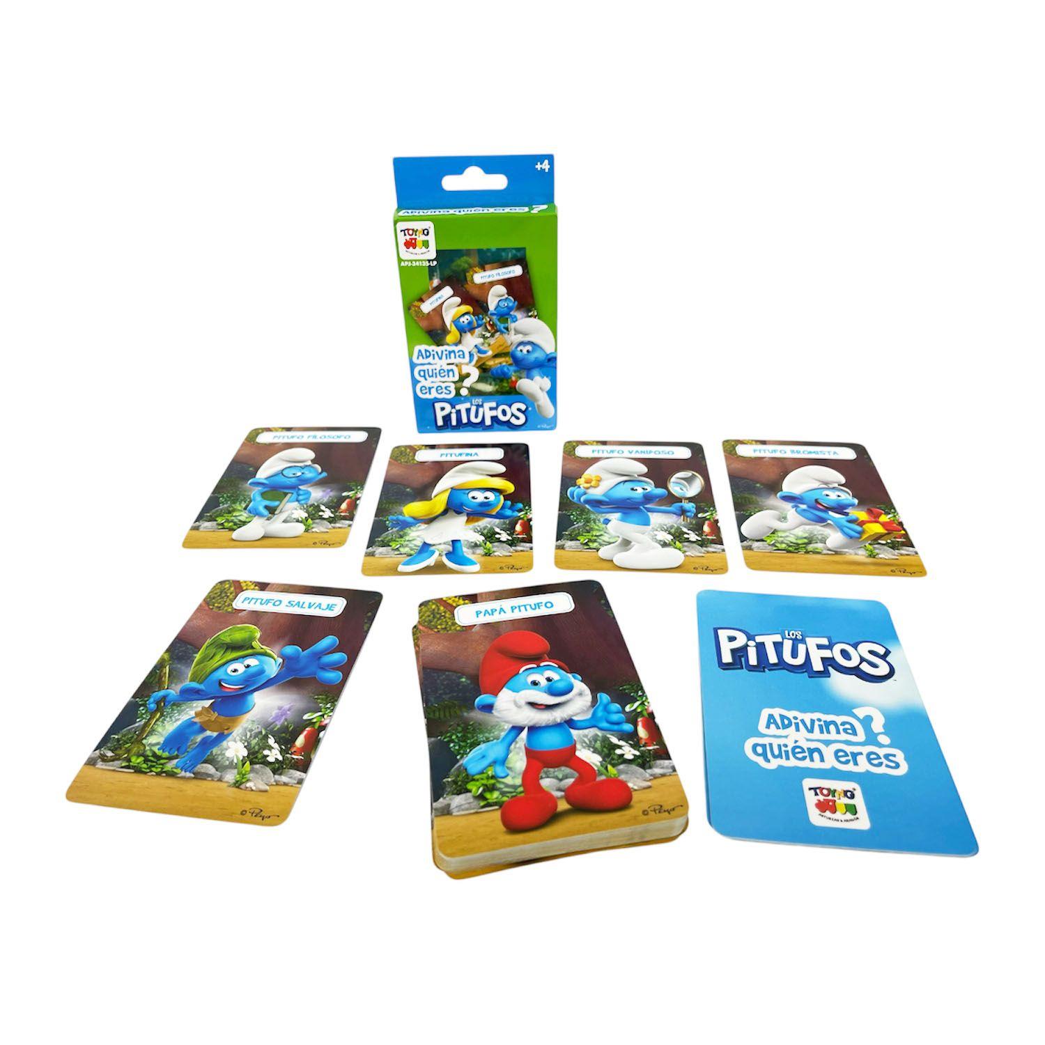 Juego Educativo Flash Cards Adivina Quien - Los Pitufos-3