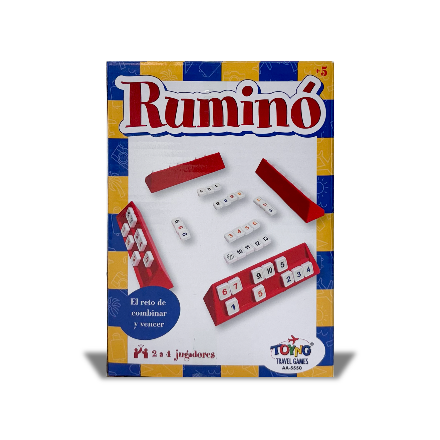 Juego de Mesa Mini Ruminó Rummy Rummi Portatil - Toyng-3