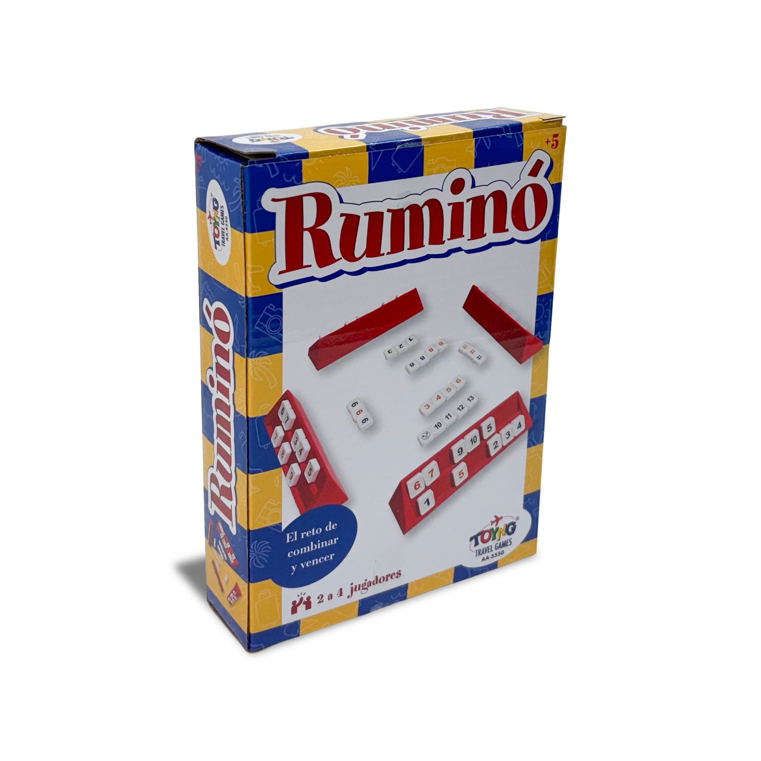 Juego de Mesa Mini Ruminó Rummy Rummi Portatil - Toyng-4