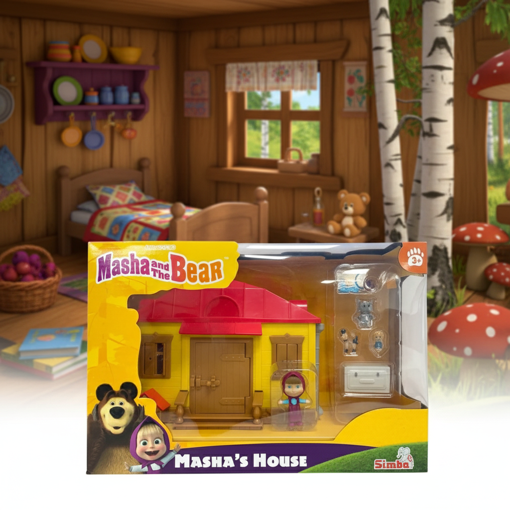 Juguete Casa Masha Set de Juego - Masha Y El Oso-2