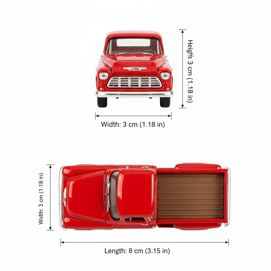 Auto Chevrolet Stepside Escala 1:60 - Welly-3