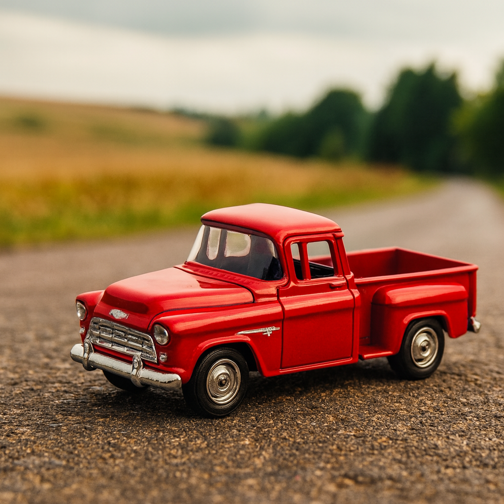 Auto Chevrolet Stepside Escala 1:60 - Welly-4