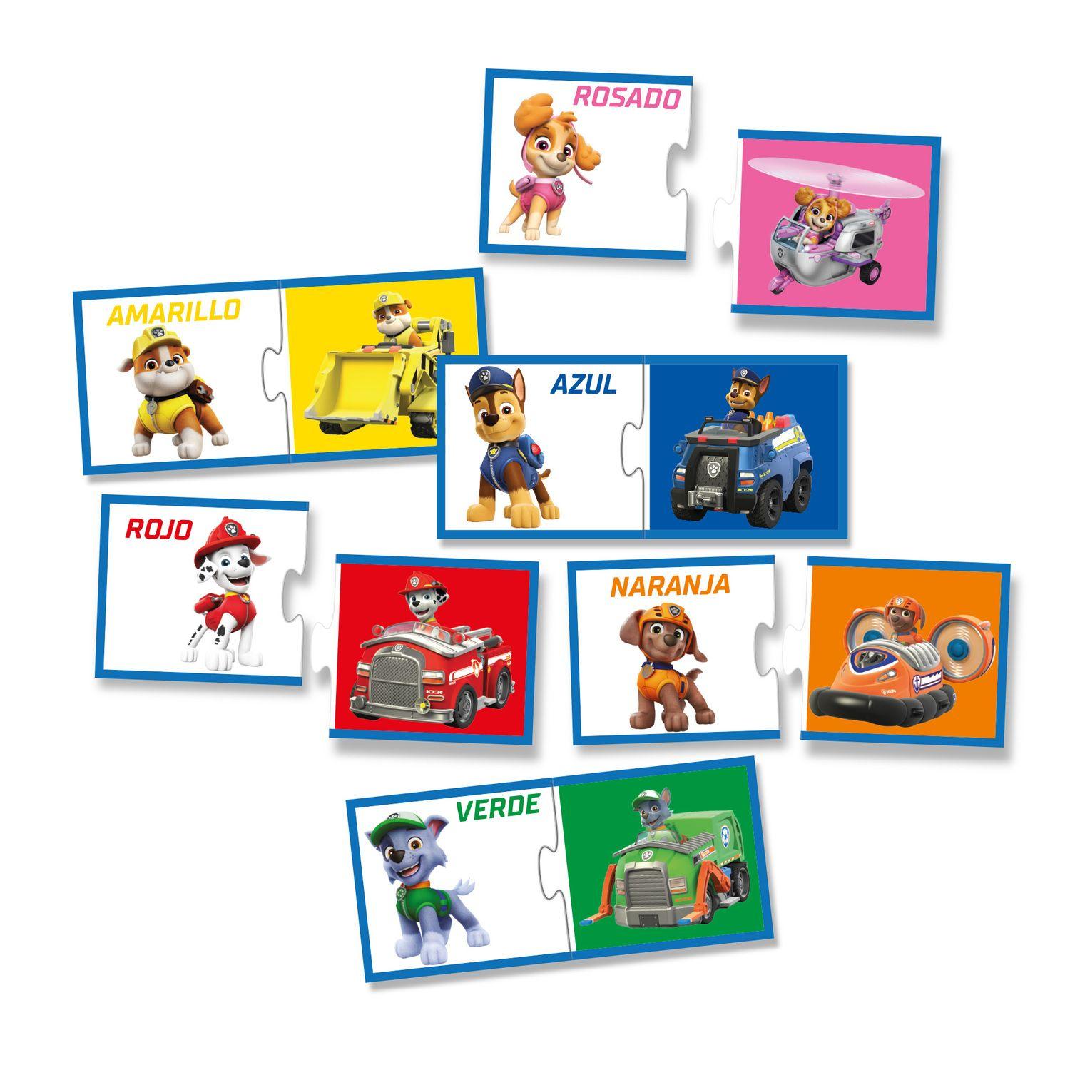 Juego de Mesa Los Colores - Paw Patrol-2