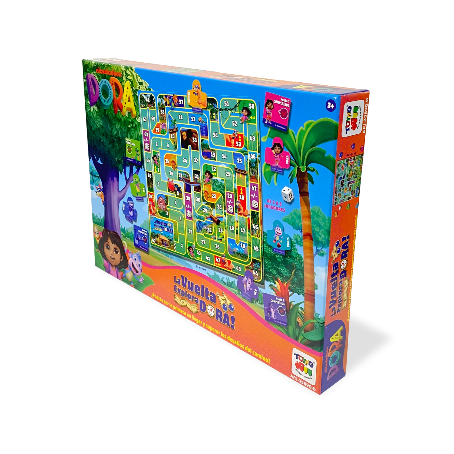 Juego de Mesa La Vuelta Explora Dora - Dora La Exploradora-2