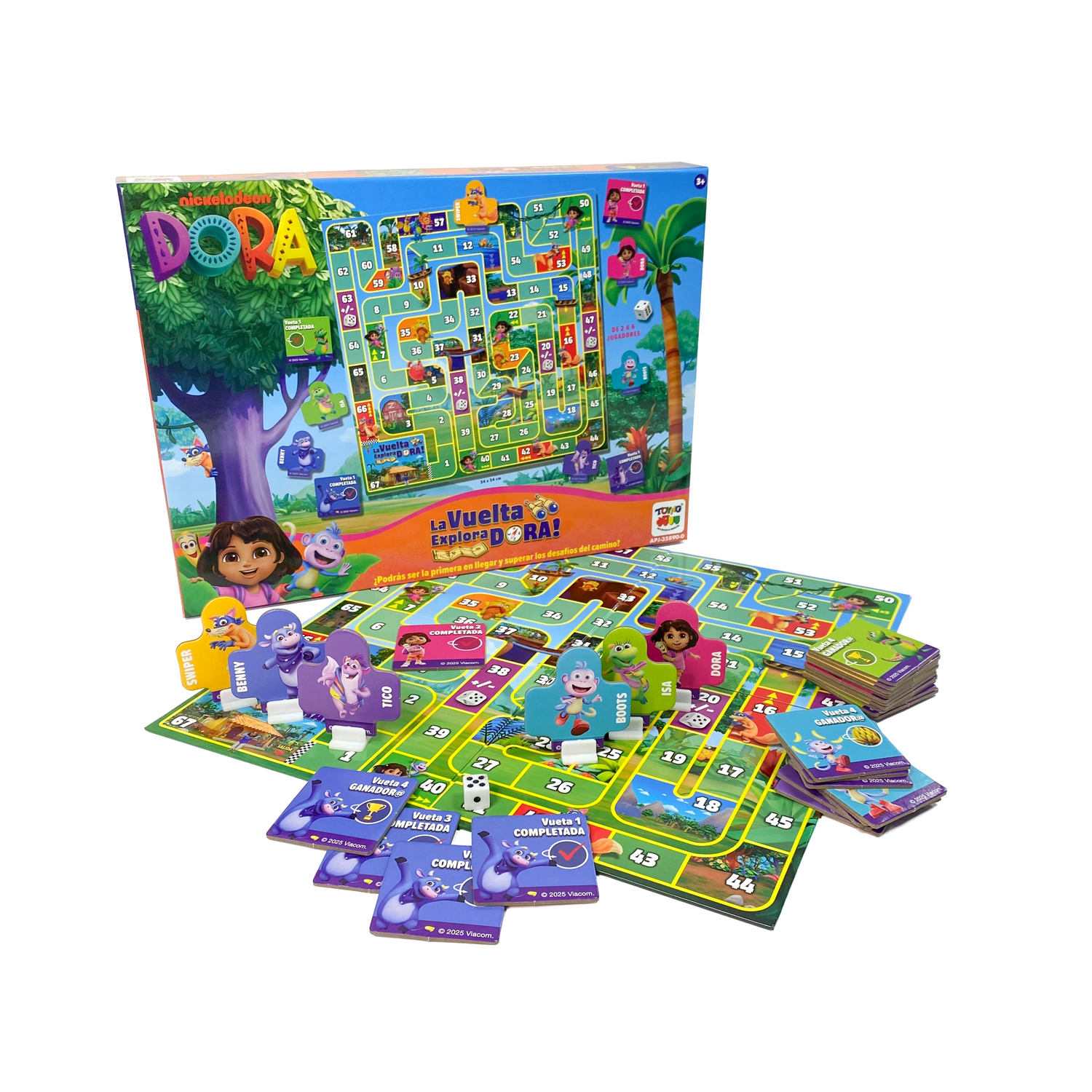 Juego de Mesa La Vuelta Explora Dora - Dora La Exploradora-4