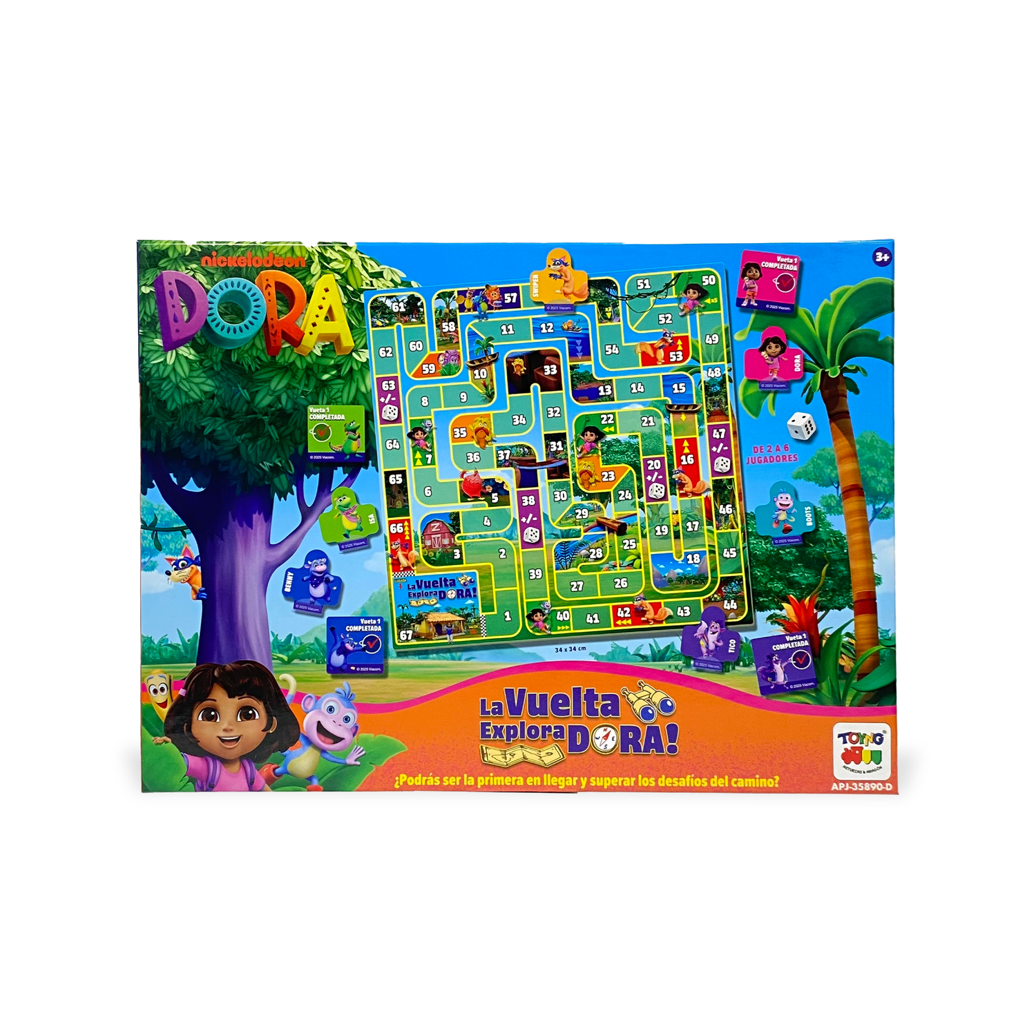 Juego de Mesa La Vuelta Explora Dora - Dora La Exploradora-1