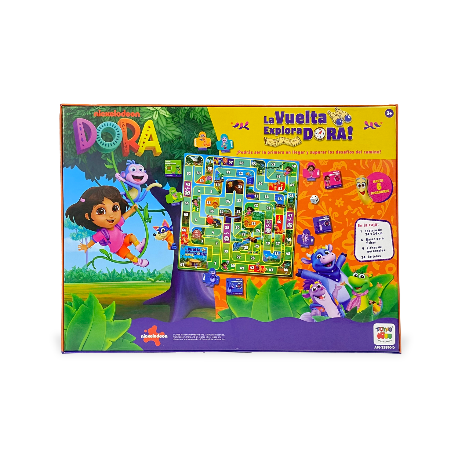 Juego de Mesa La Vuelta Explora Dora - Dora La Exploradora-3