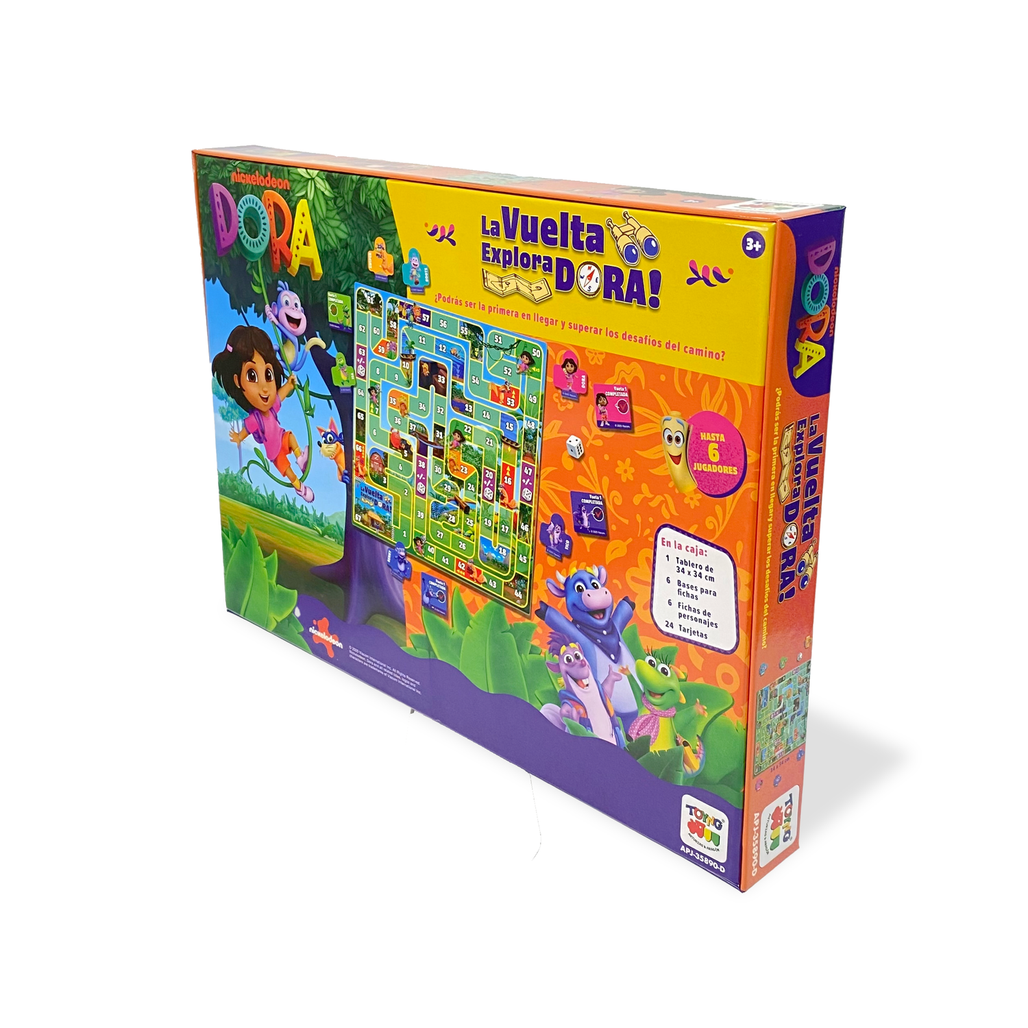 Juego de Mesa La Vuelta Explora Dora - Dora La Exploradora-4