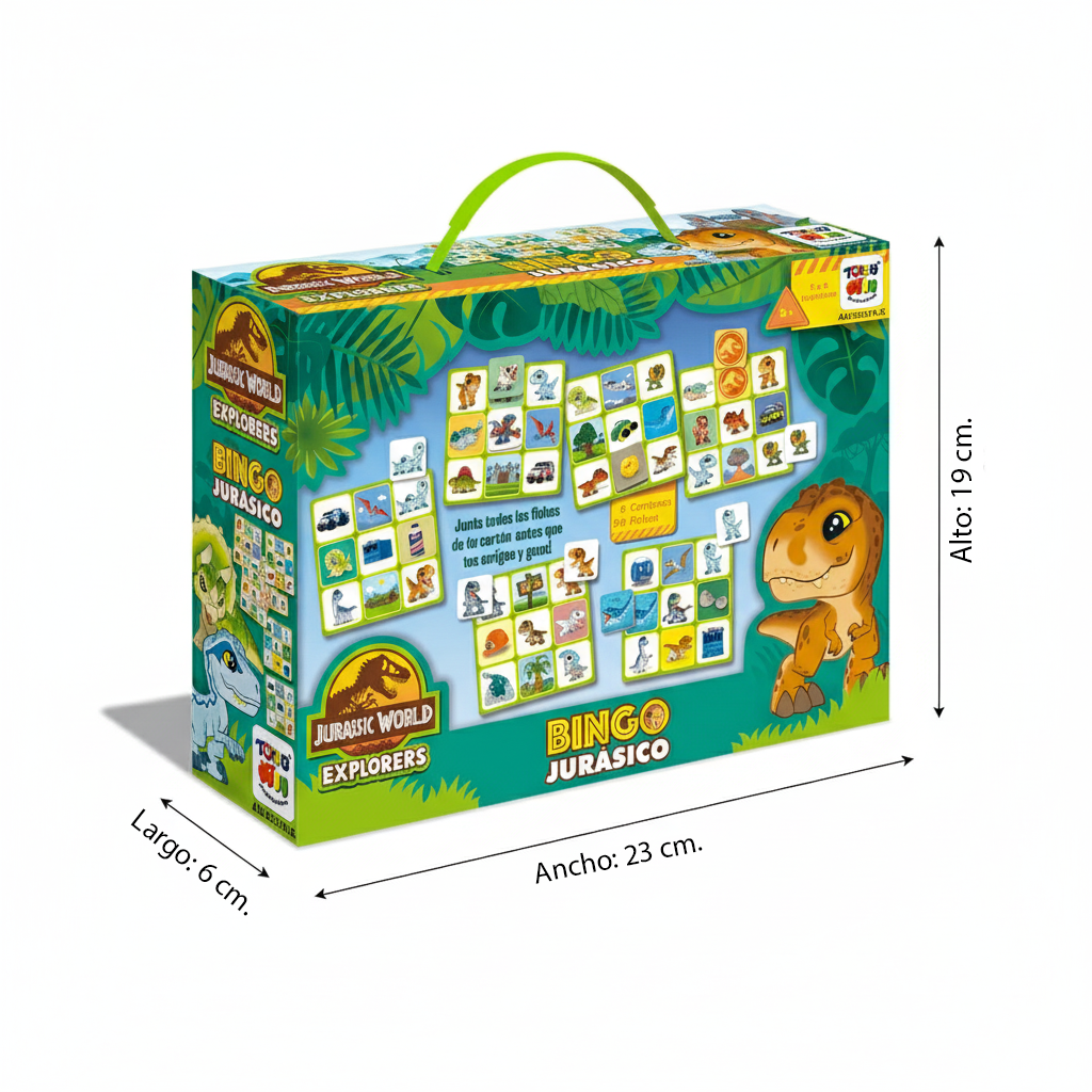 Juego de Mesa Bingo - Jurassic Explorer-6