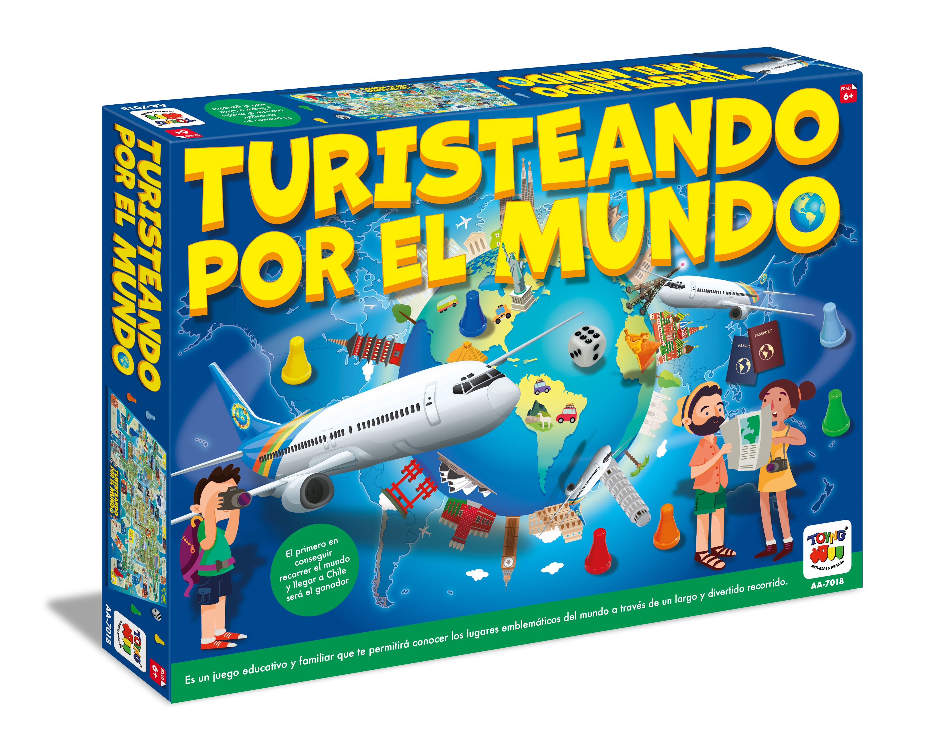 Juego Turisteando Por El Mundo - Toyng-2