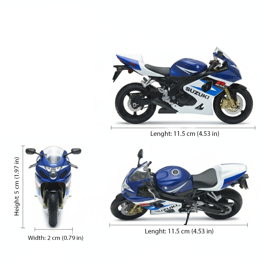 Moto Suzuki Gsx-R750 - Welly Escala 1:18-3