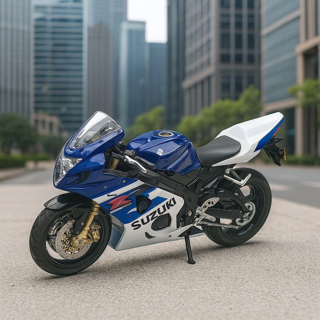 Moto Suzuki GSX-R750 Escala 1:18 - Welly-3