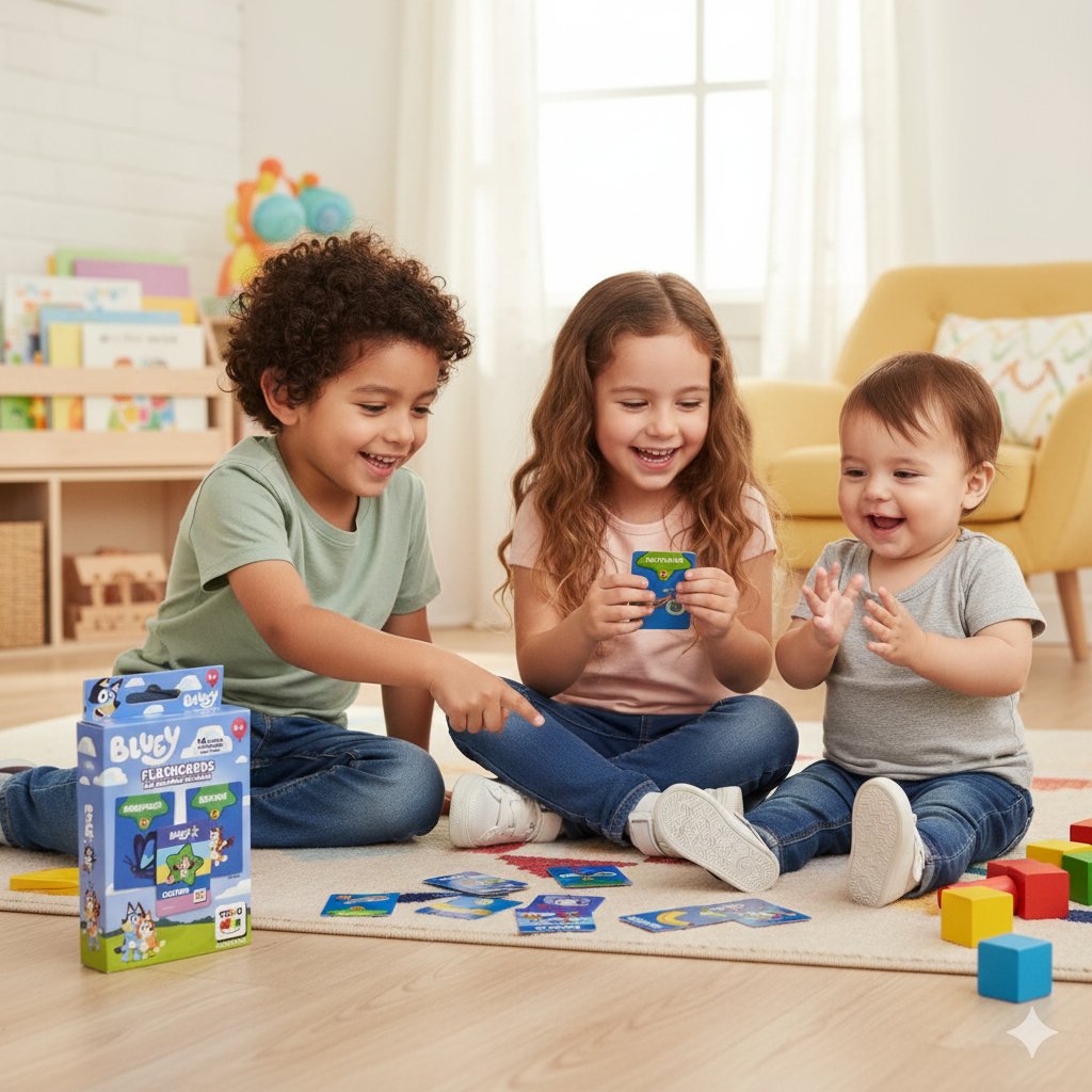 Juego Educativo Flash Cards Mis Primeras Palabras - Bluey-2