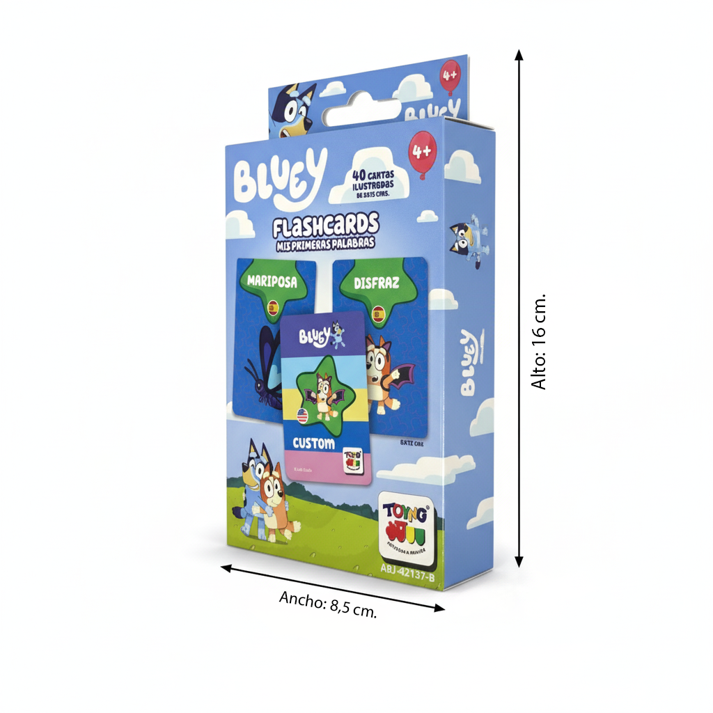 Juego Educativo Flash Cards Mis Primeras Palabras - Bluey-6