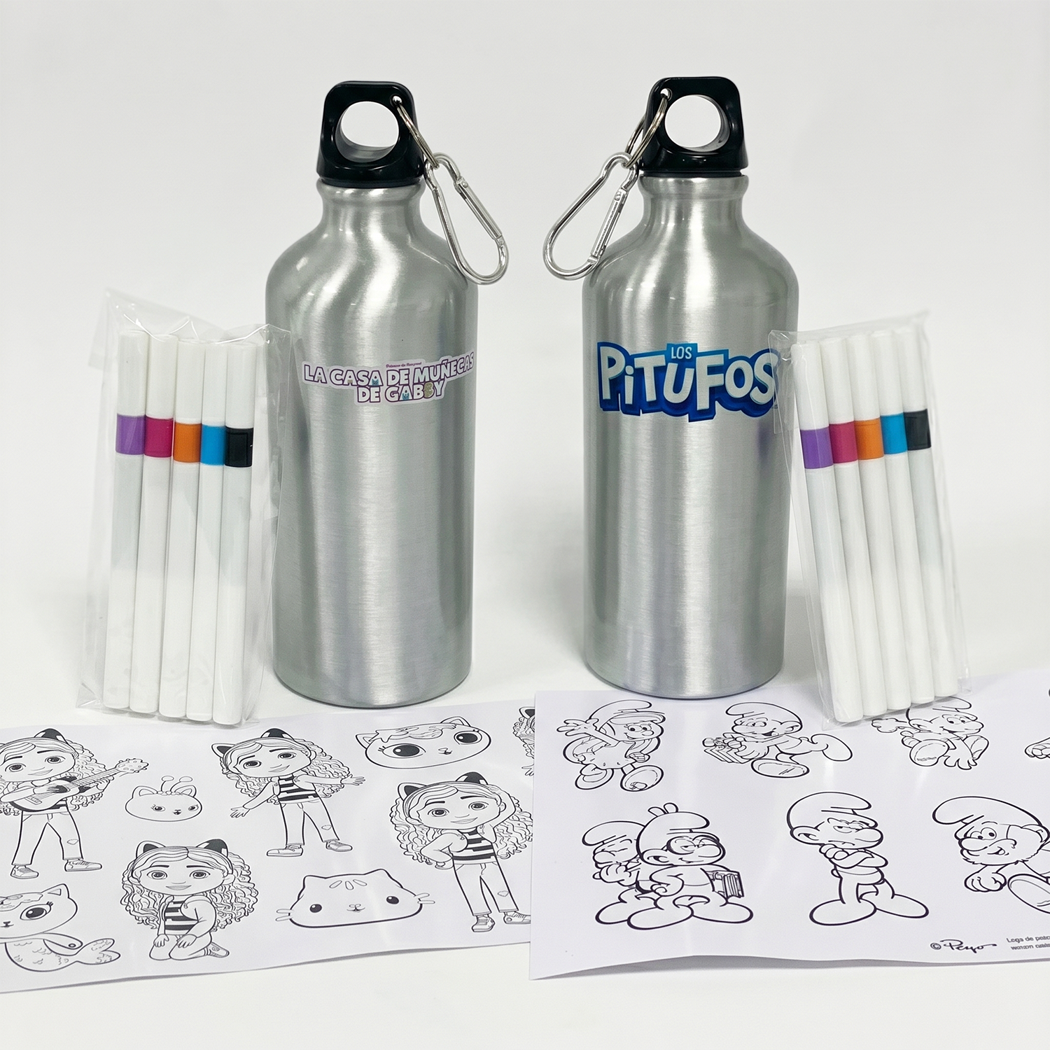 Pack x4 Botellas para Decorar Surtidas Personajes-3