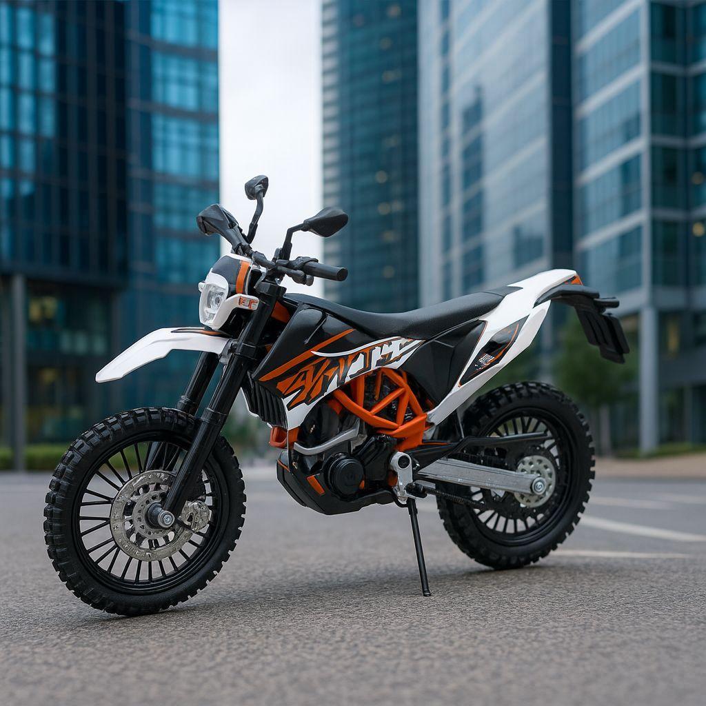 Moto KTM 690 Enduro R Escala 1:18 - Welly-3