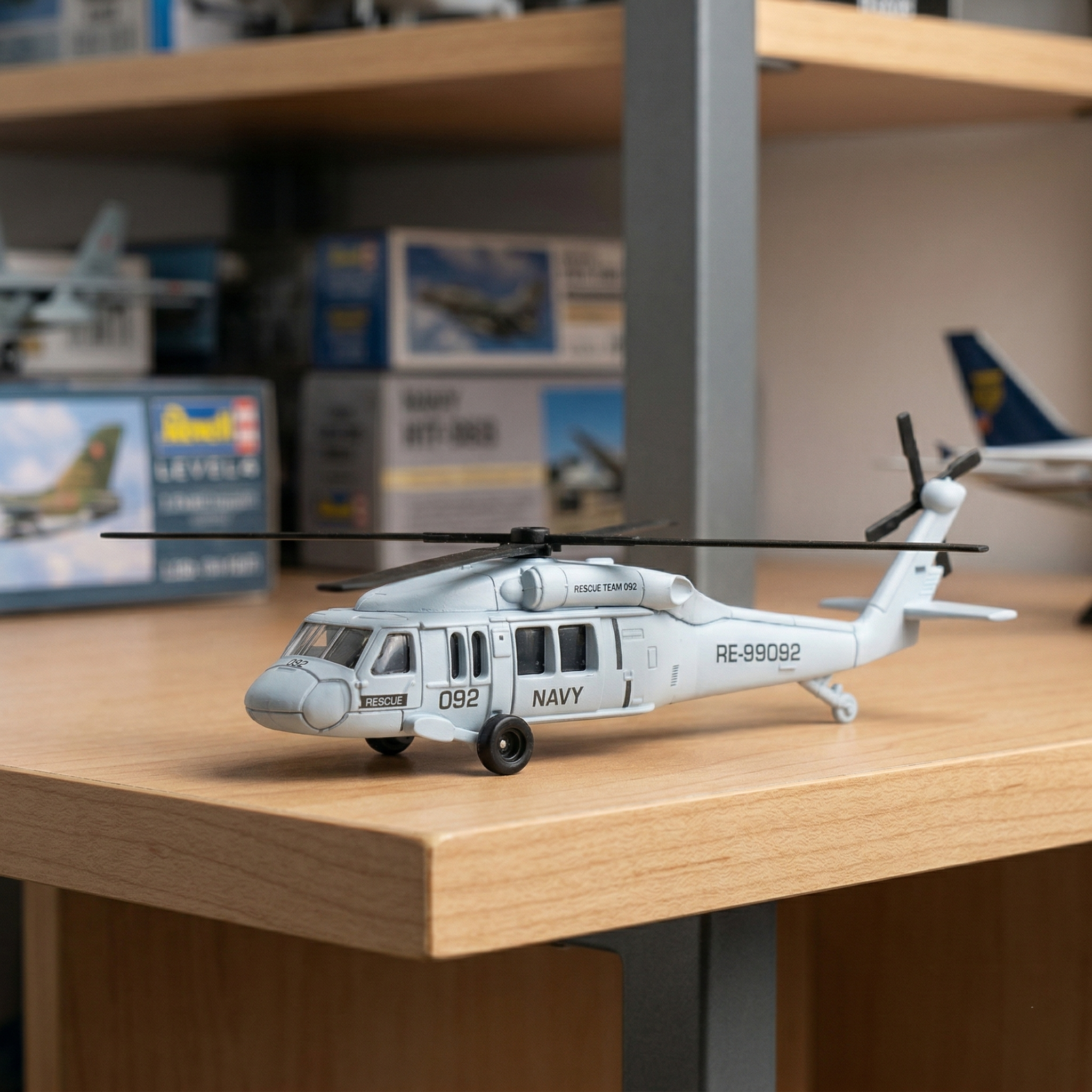 Helicoptero Seahawk Helicoptor (Navy) - Welly-3