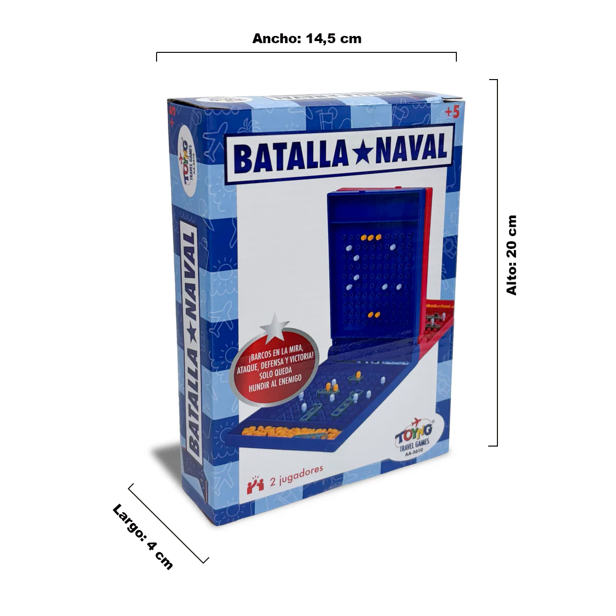 Juego de Mesa Travel Game Batalla Naval – Toyng-5