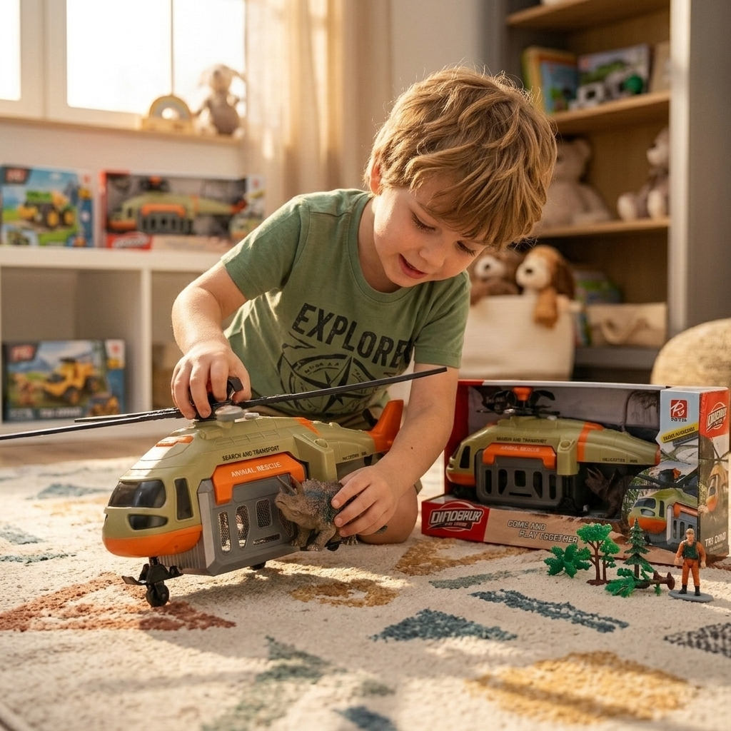 Juguete Helicoptero Carga - Toyng-4