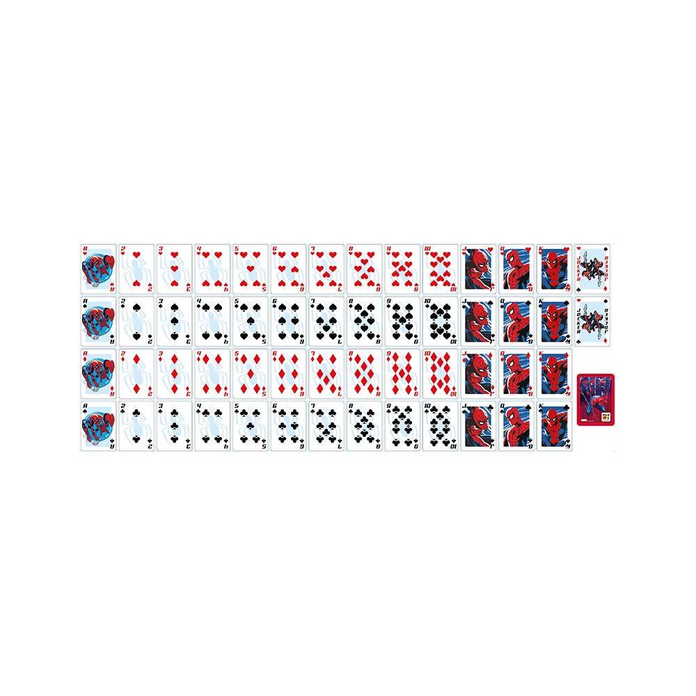 Juego de Mesa Naipes Caja Metalica - Spiderman-6