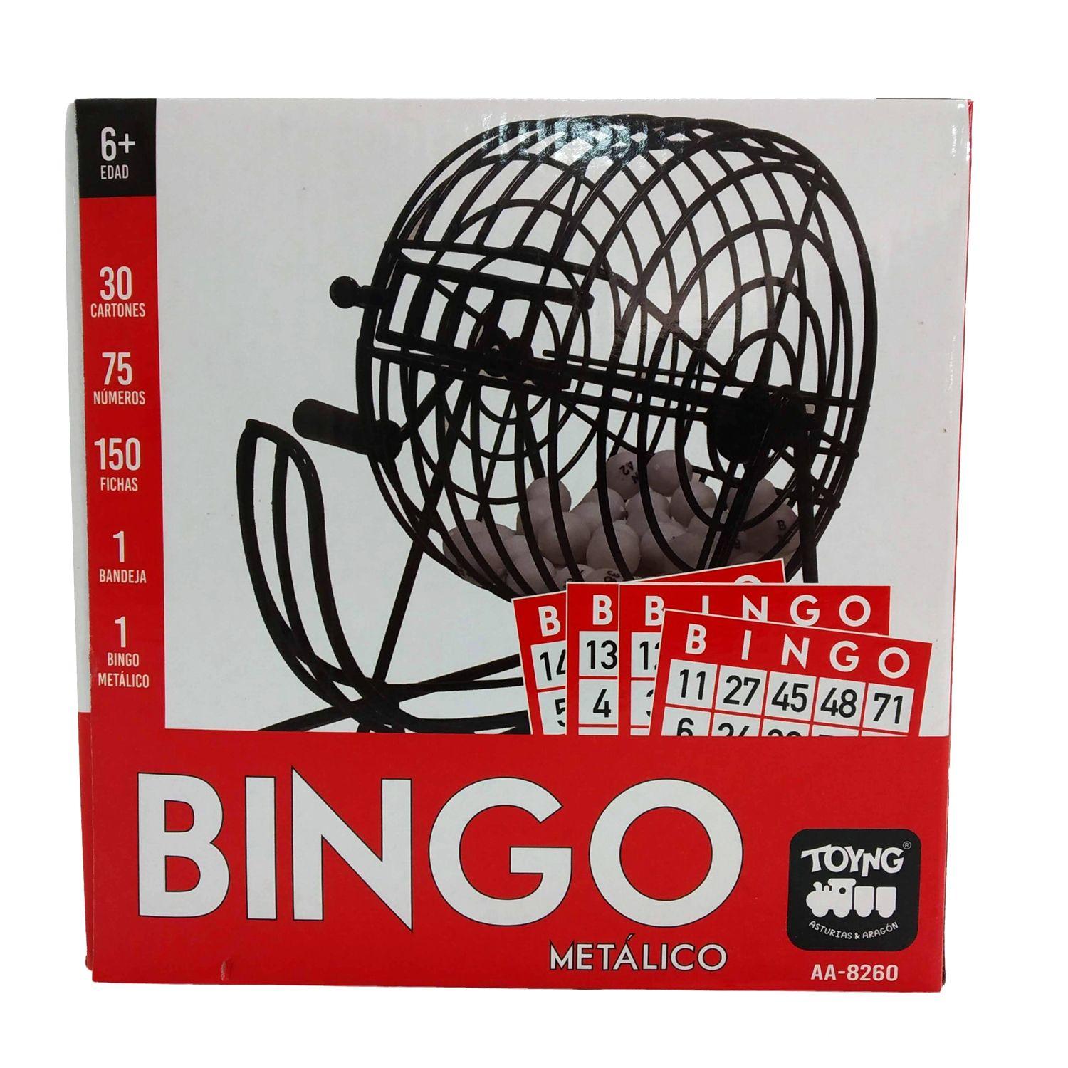 Juego de Mesa Bingo Metálico 30 Cartones - Toyng-5