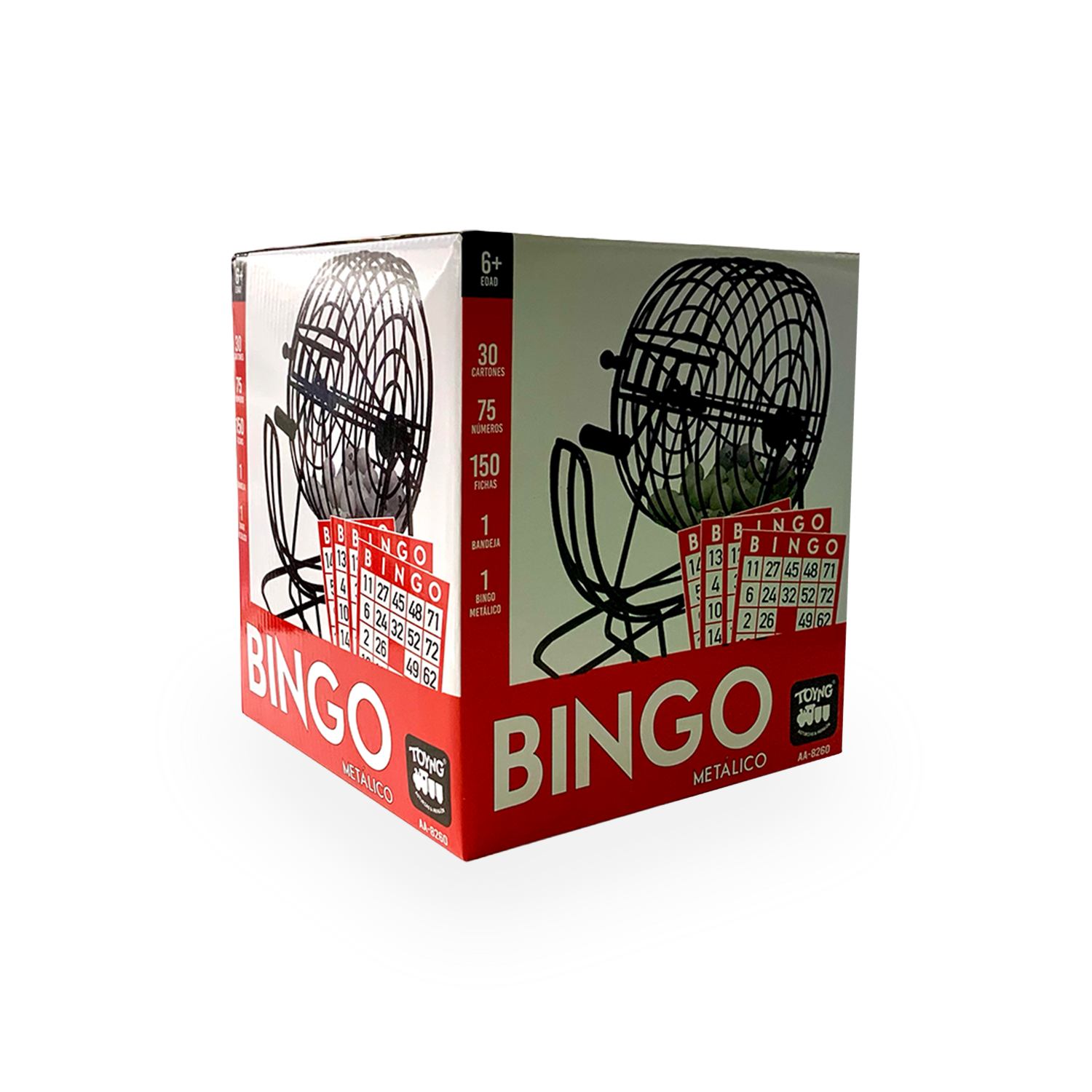 Juego de Mesa Bingo Metálico 30 Cartones - Toyng-8