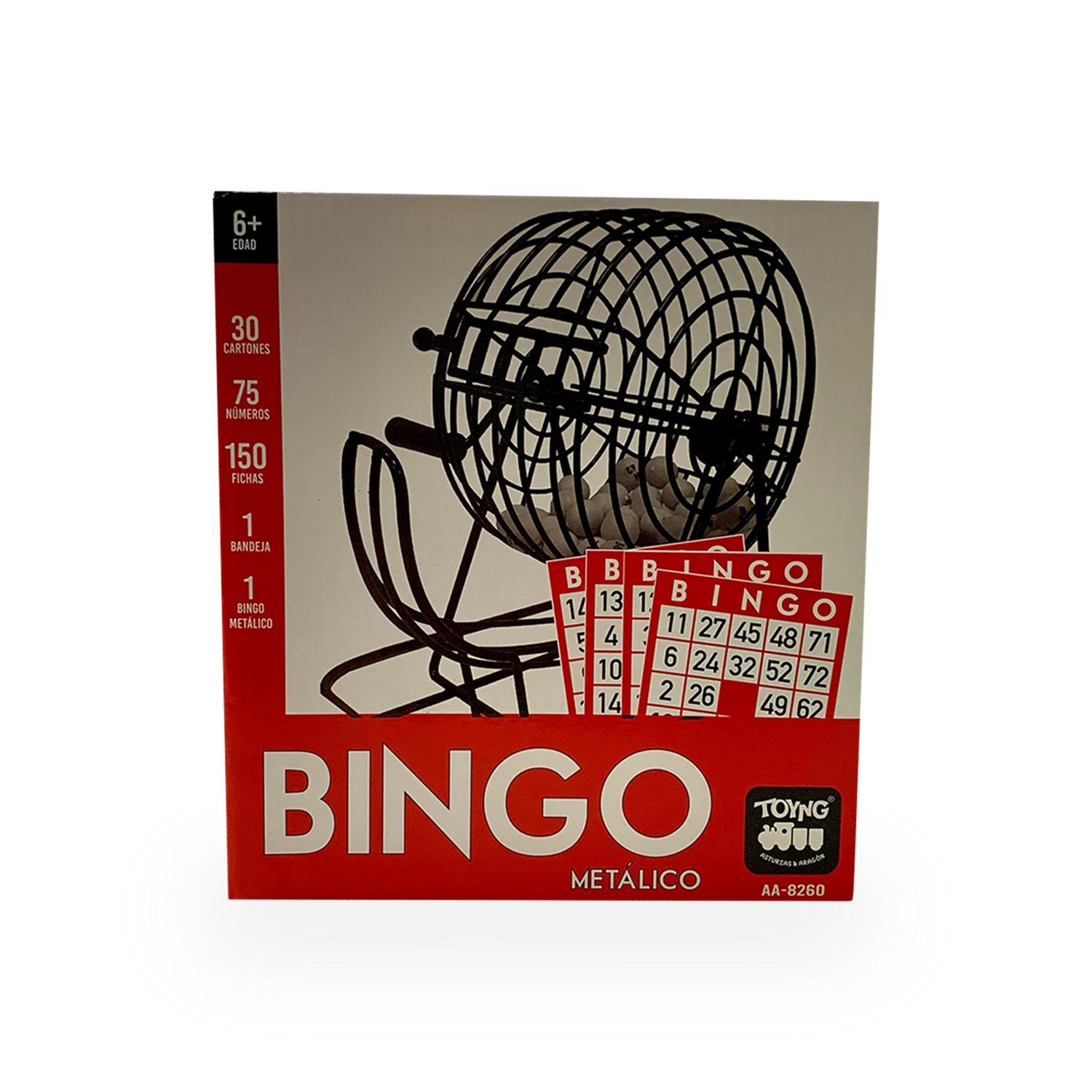 Juego de Mesa Bingo Metálico 30 Cartones - Toyng-9