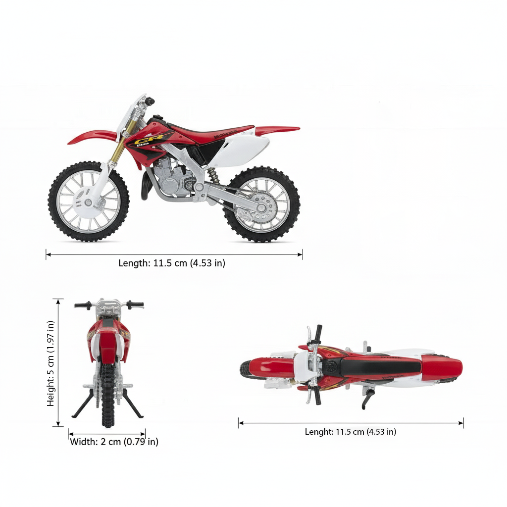 Moto Honda Cr250R - Welly Escala 1:18-3