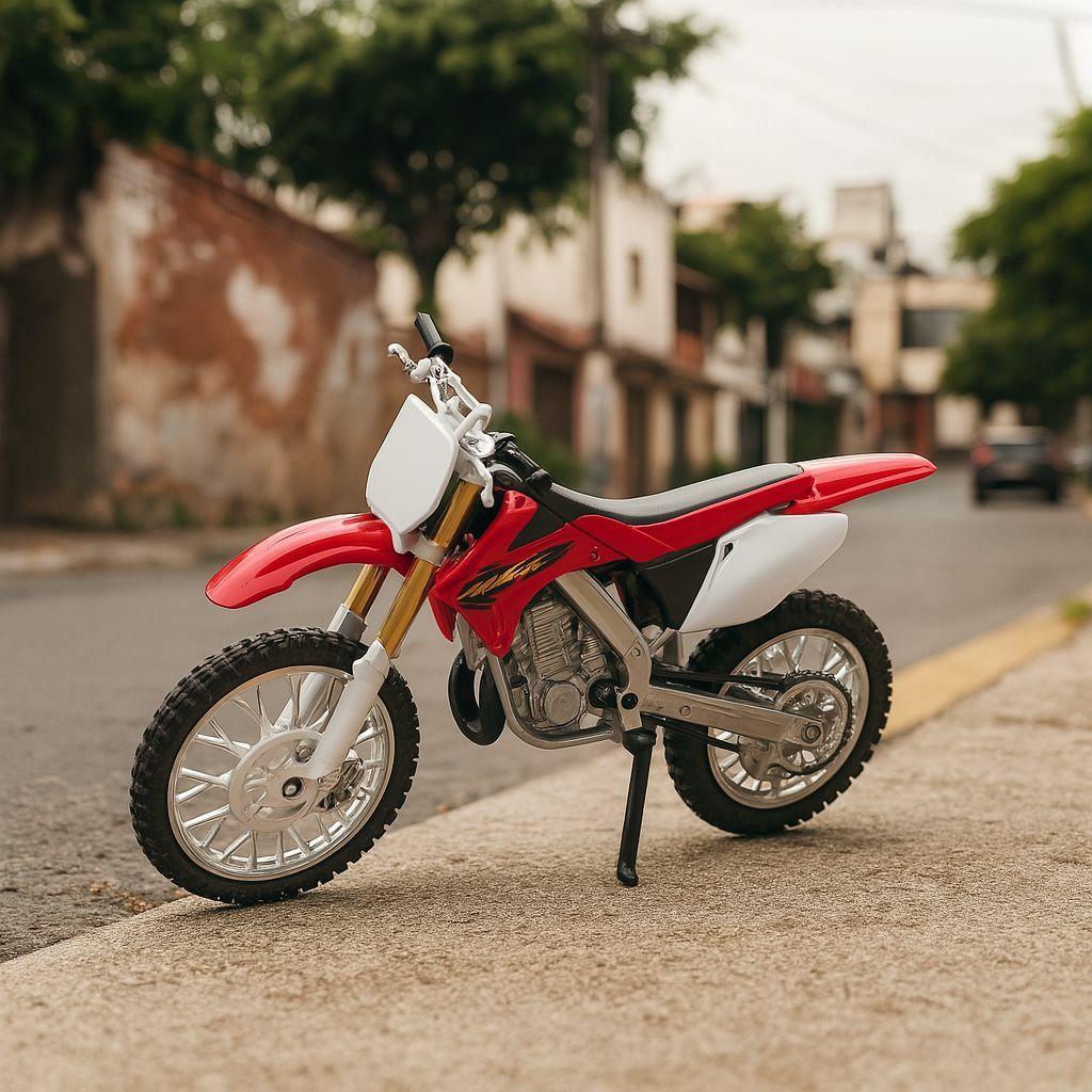 Moto Honda CR250R Escala 1:18 - Welly-3