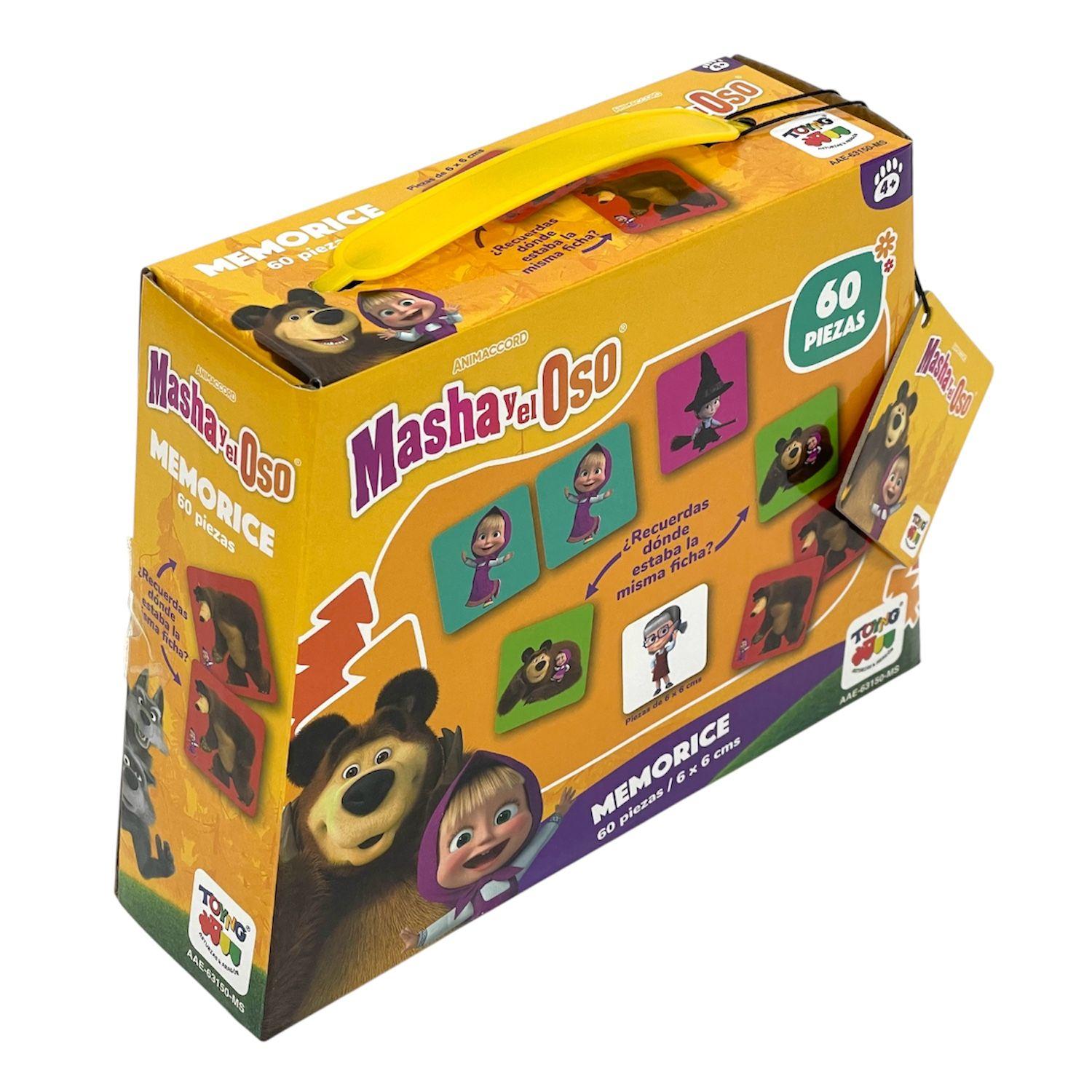 Juego de Mesa Memorice 60 Piezas - Masha-2