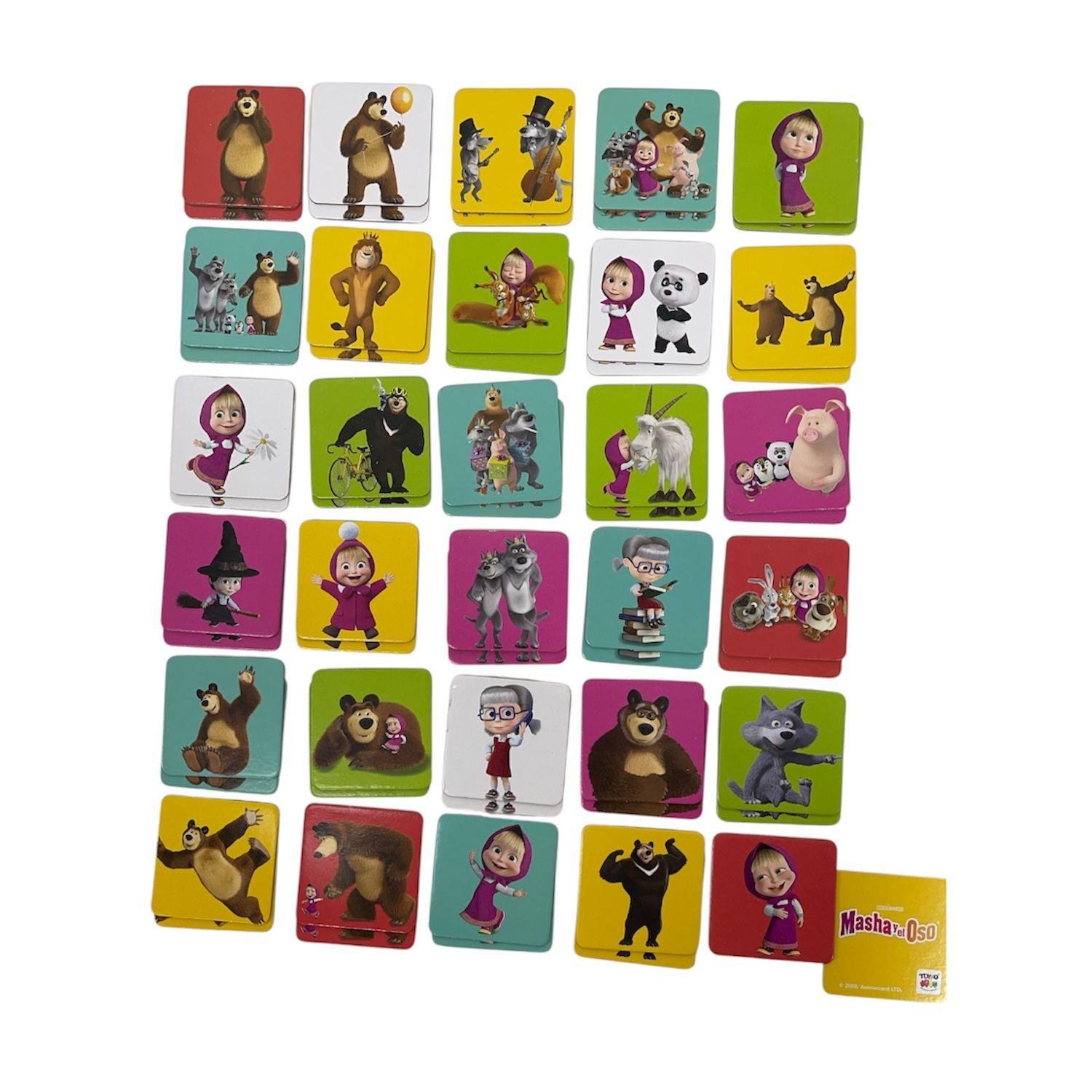 Juego de Mesa Memorice 60 Piezas - Masha-3