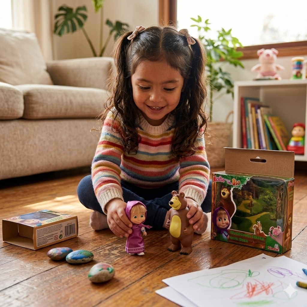 Juguete Muñeca Masha con Oso - Masha Y El Oso-6