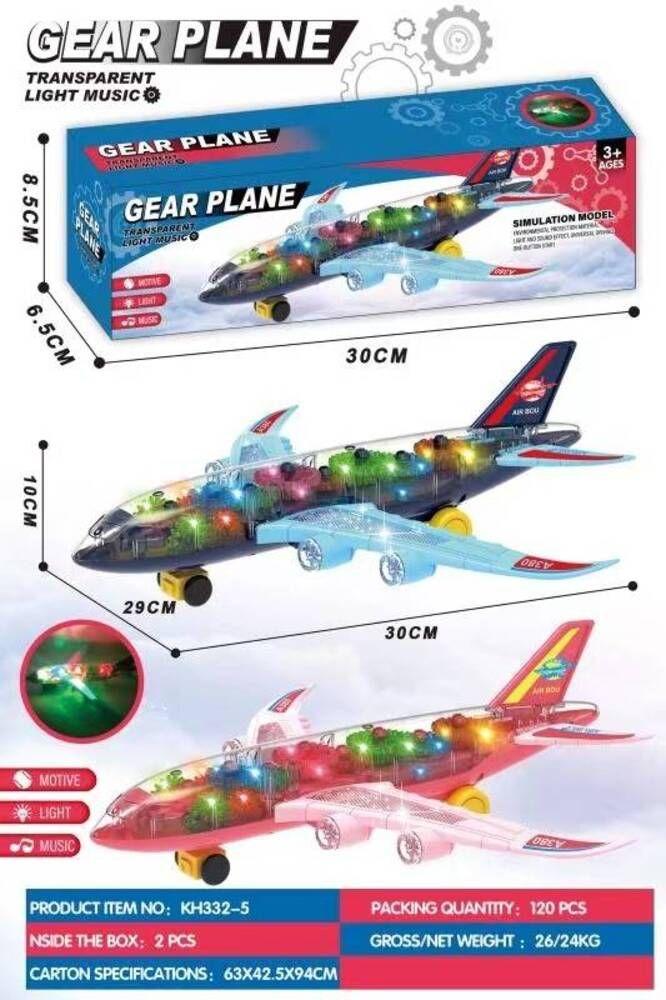 Avión de Juguete para niños con Luces y Música – Toyng-4