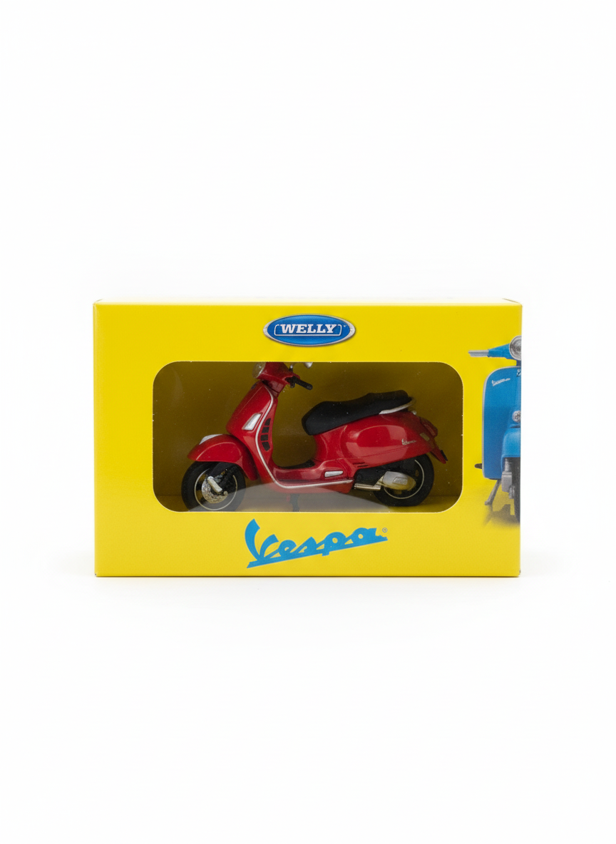 Moto Vespa Gts 125Cc - Welly Escala 1:18-2