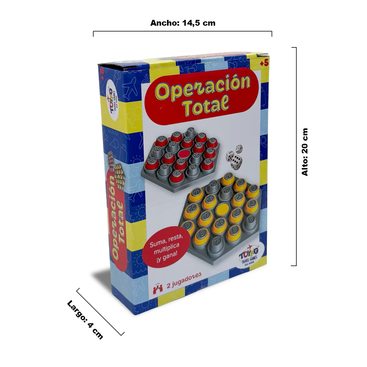 Juego de Mesa Travel Game Operación Total – Toyng-5