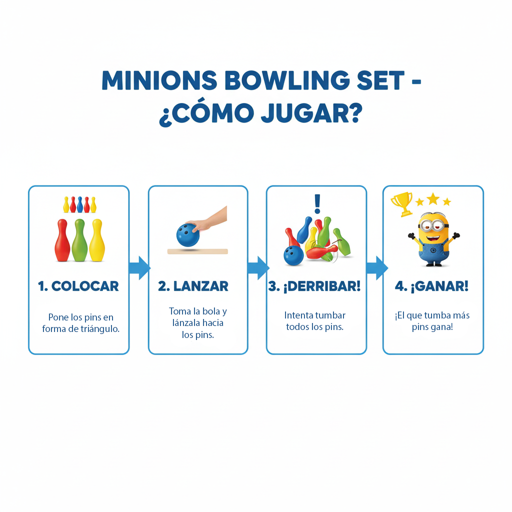 Juguete Set De Bowling Mf - Mi Villano Favorito-5