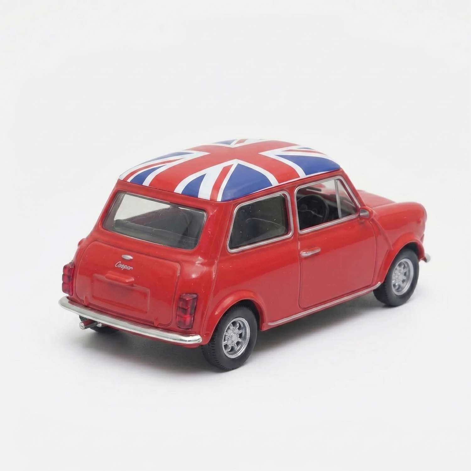 Auto Mini Cooper 1300 UK Flag S Escala 1:43 - Welly-4
