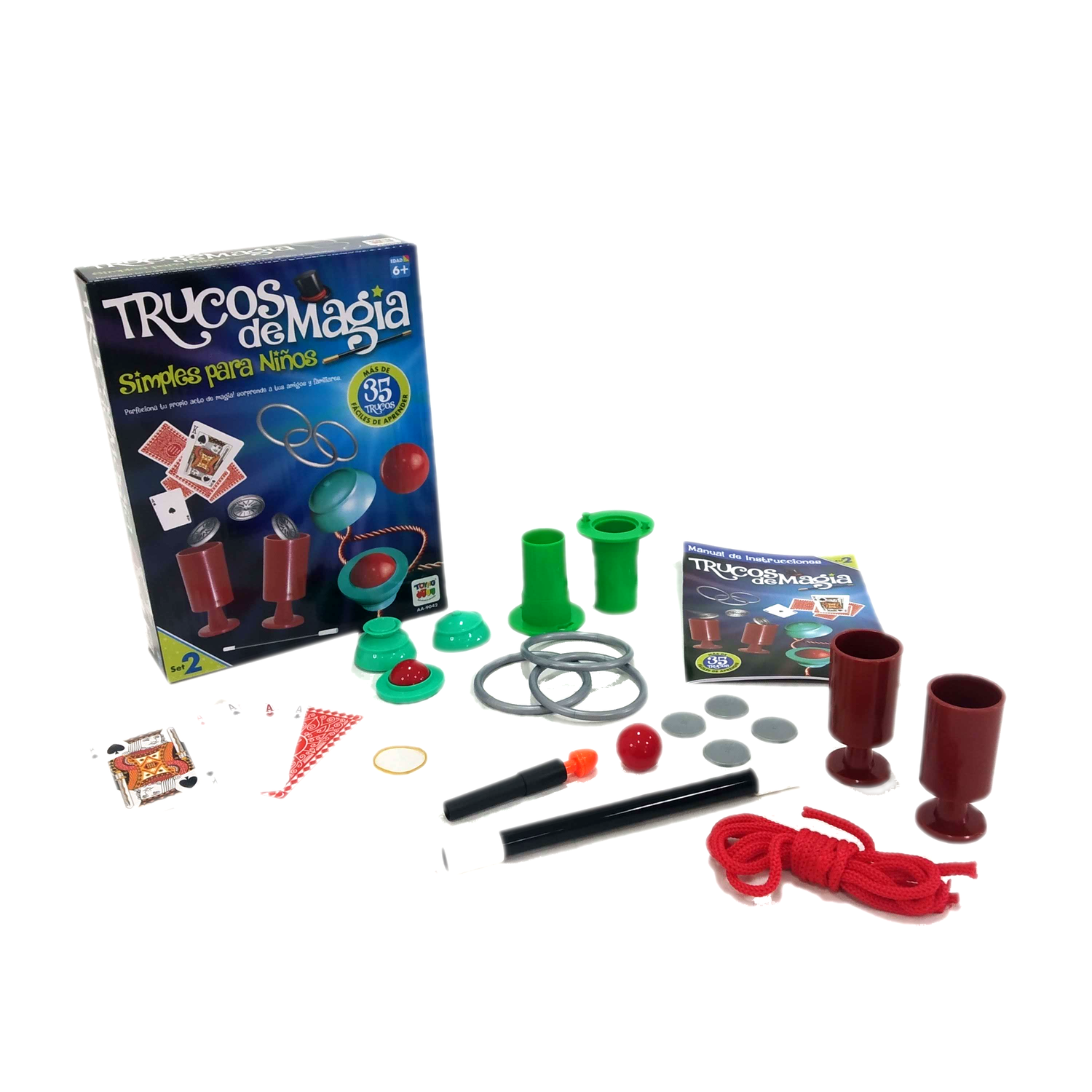 Juego de Magia Set de Magia 2 (35 Trucos) - Toyng-5